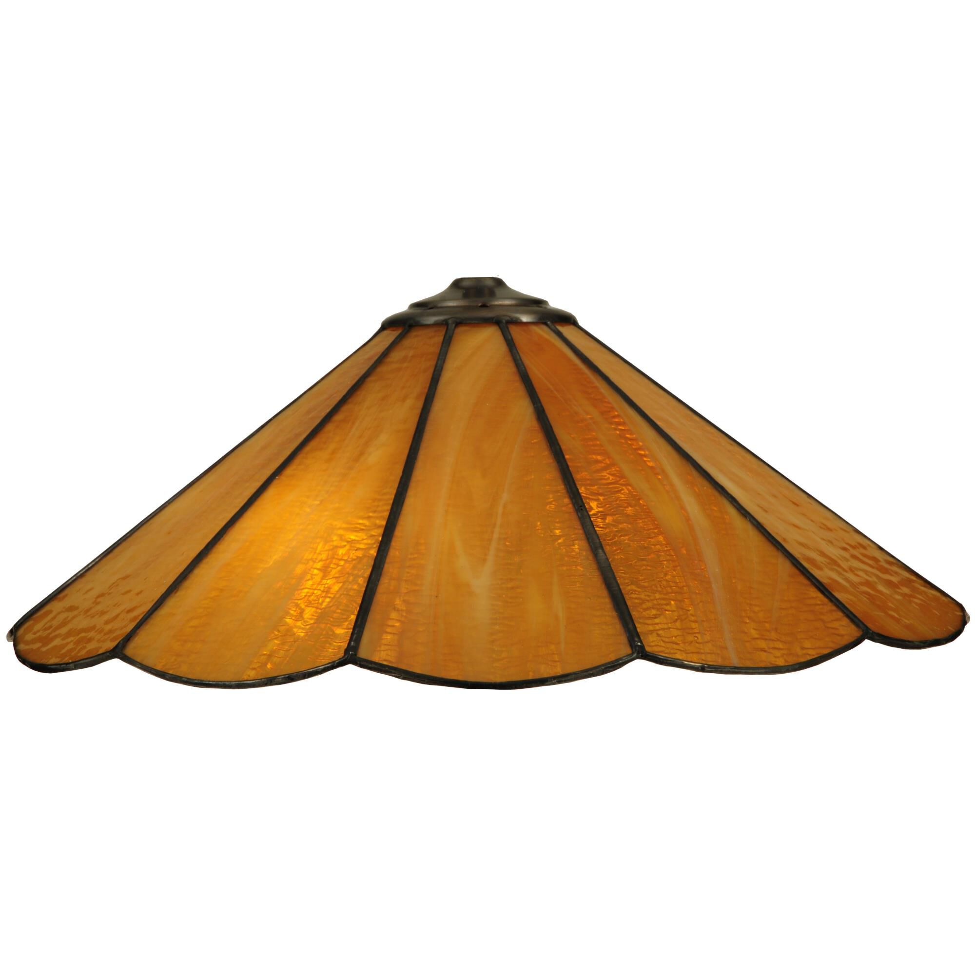 Panel Honey Amber Glass Accessory by Meyda Lighting