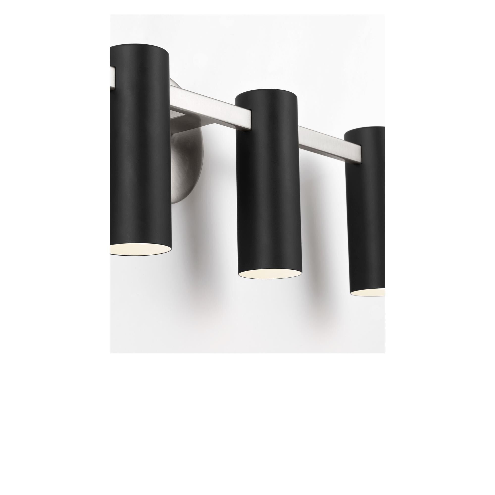 Shown in Brushed Nickel finish and Metal shade