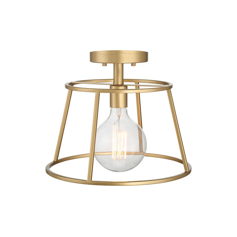 13 Inch Semi Flush Mount by Meridian Lighting