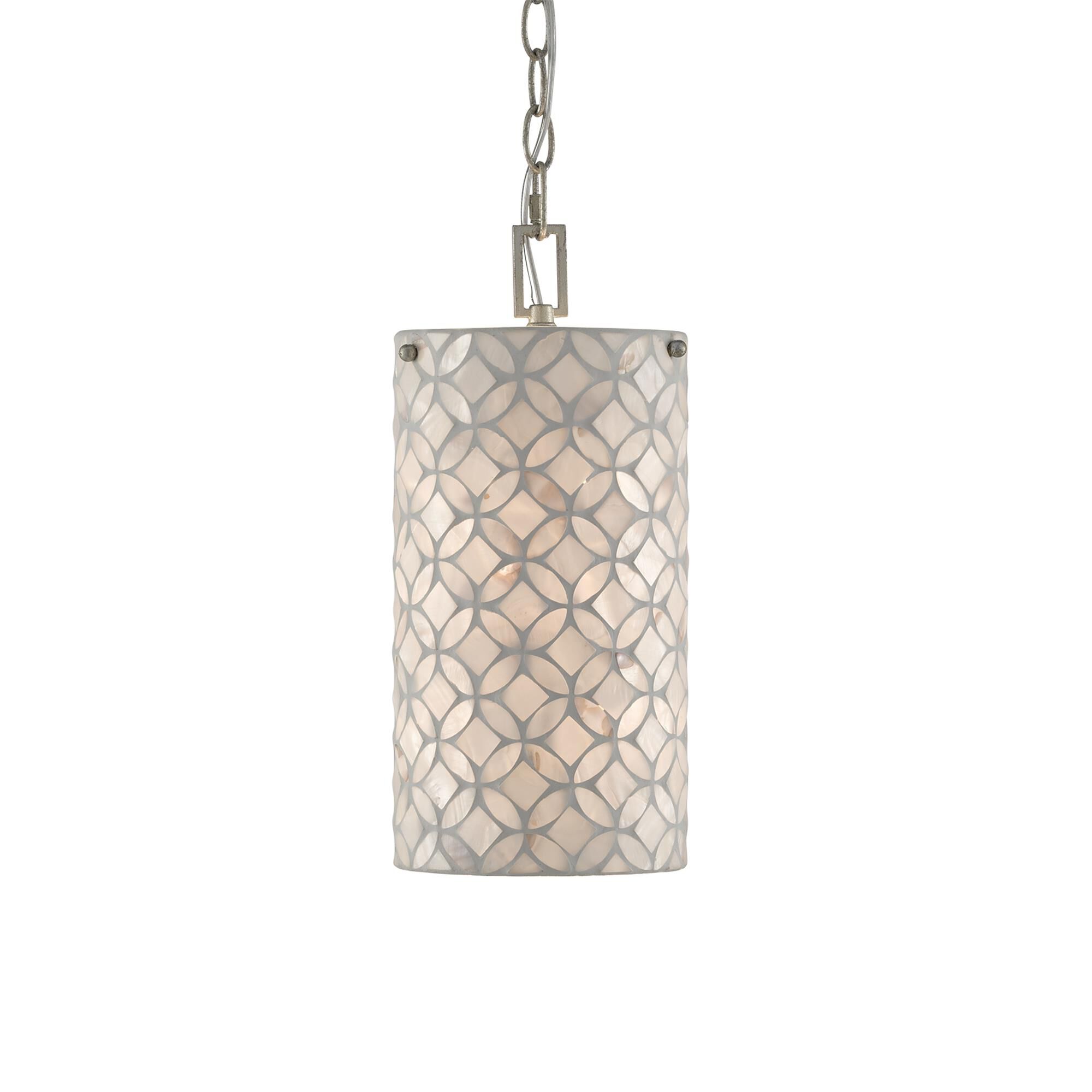 Shown in Pearl - Antique Silver Leaf finish