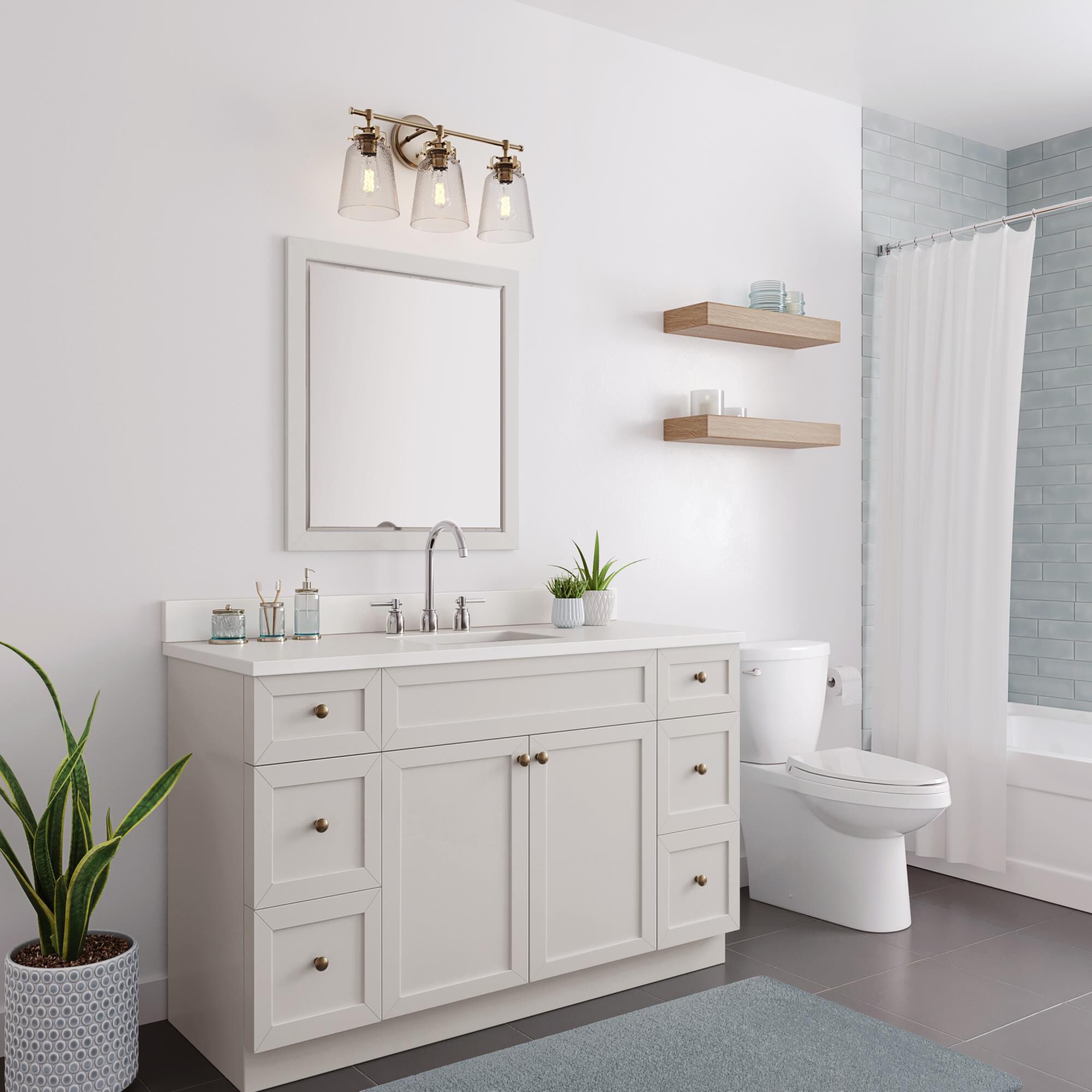 Amberose 23 Inch 3 Light Bath Vanity Light by Millennium Lighting