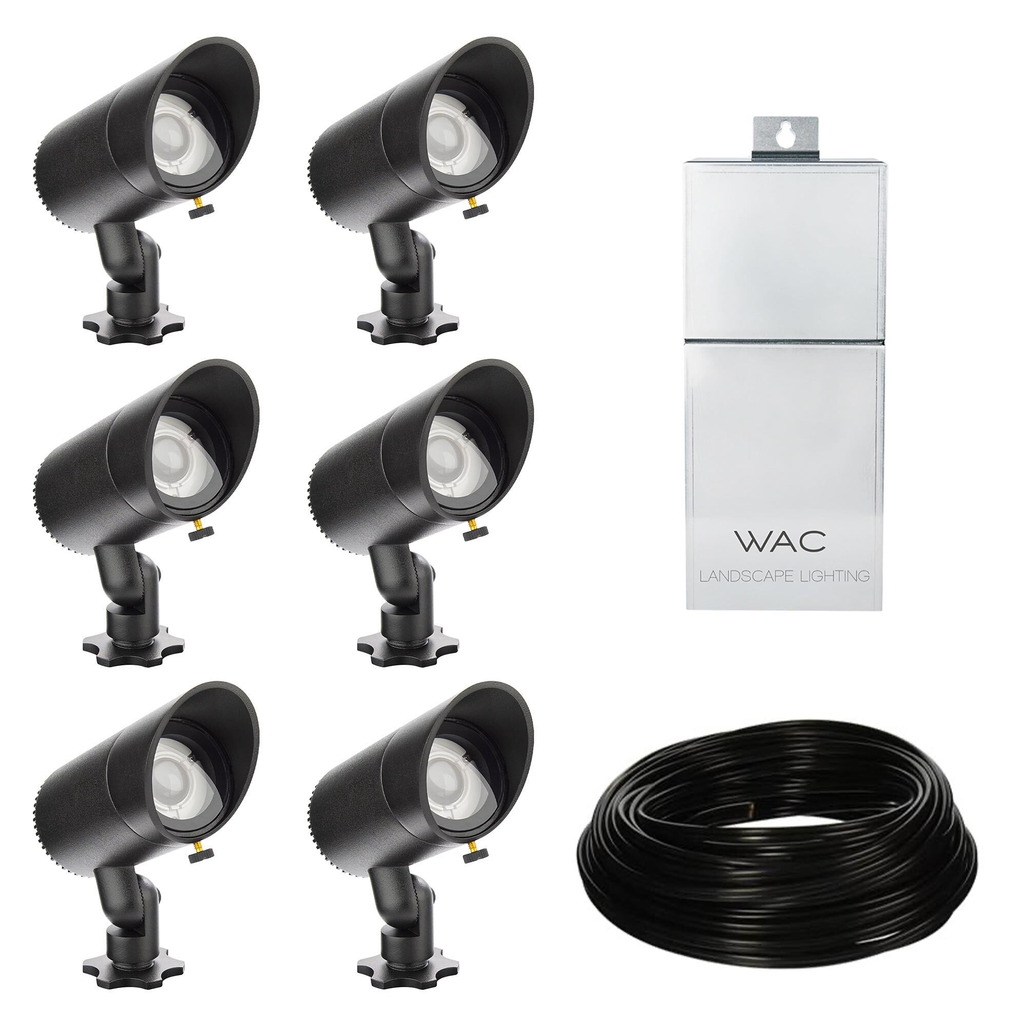 Wac Interbeam 4 Inch Outdoor Flood Light Pack of 6 by WAC Lighting
