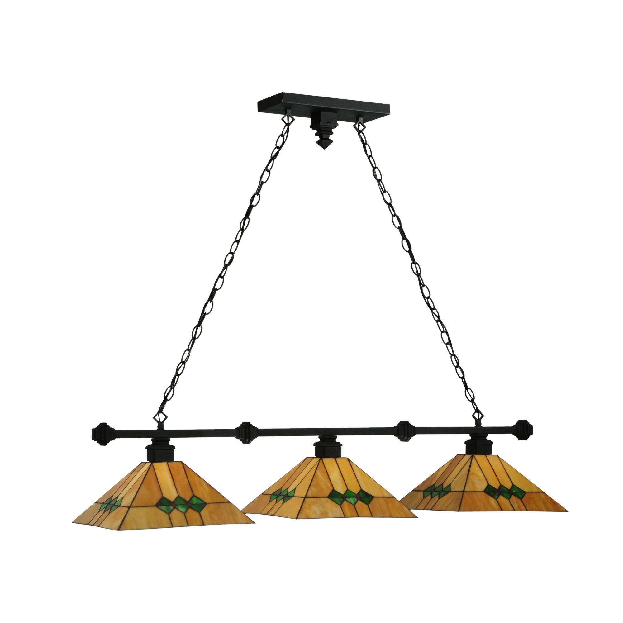 Martini Mission 42 Inch 3 Light Linear Suspension Light by Meyda Lighting