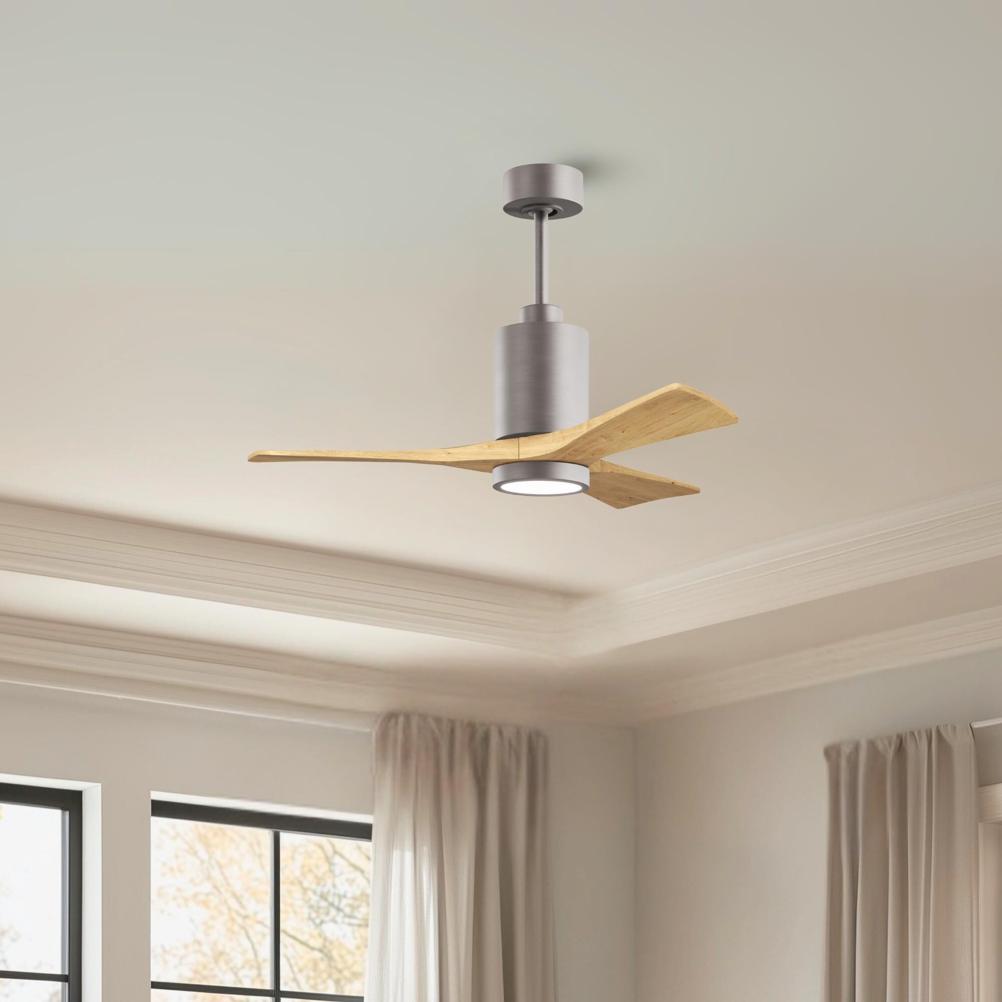 Patricia 42 Inch Ceiling Fan with Light Kit by Matthews Fan Company