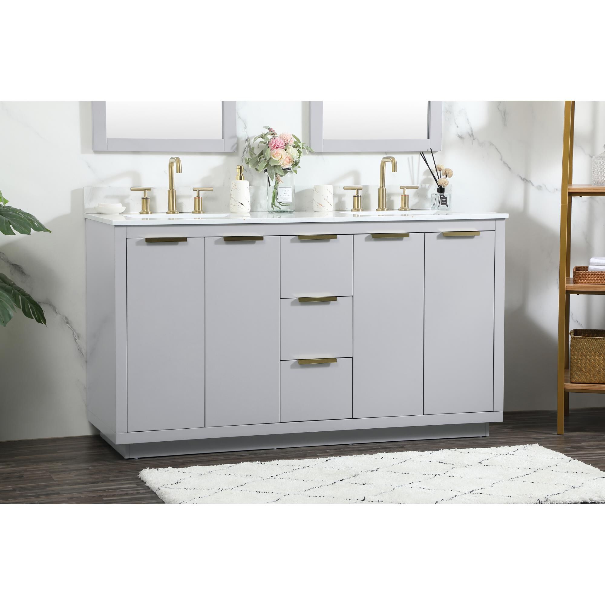 Shown in Grey finish