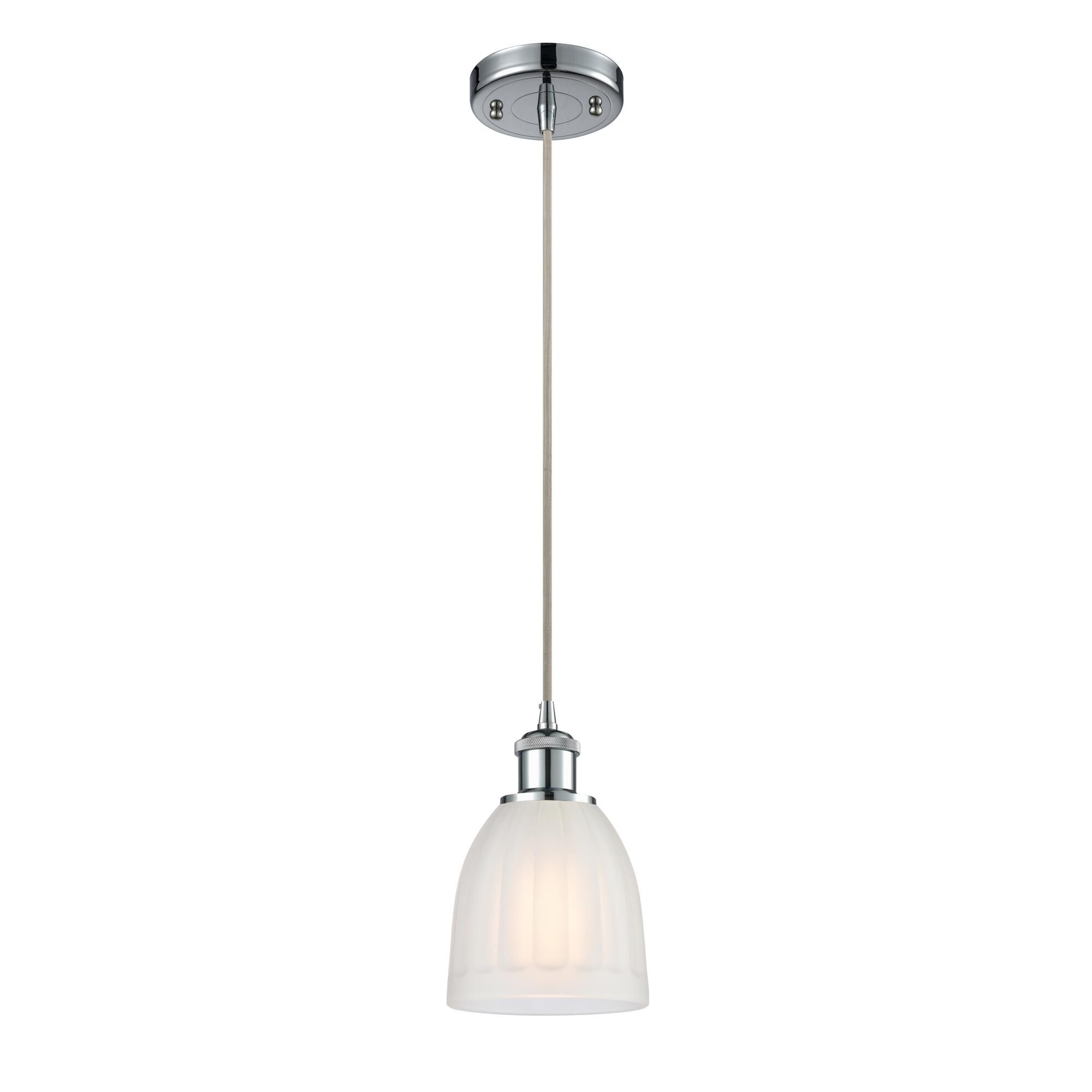 Shown in Polished Chrome finish and Drum glass and Glass shade