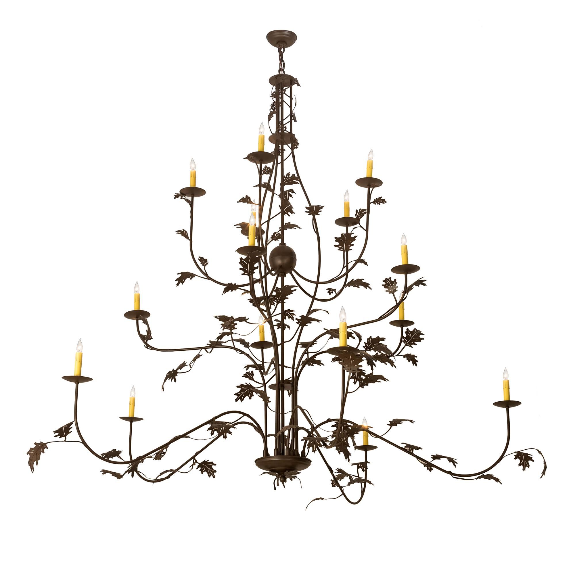 72 Inch 15 Light Semi Flush Mount by Meyda Lighting