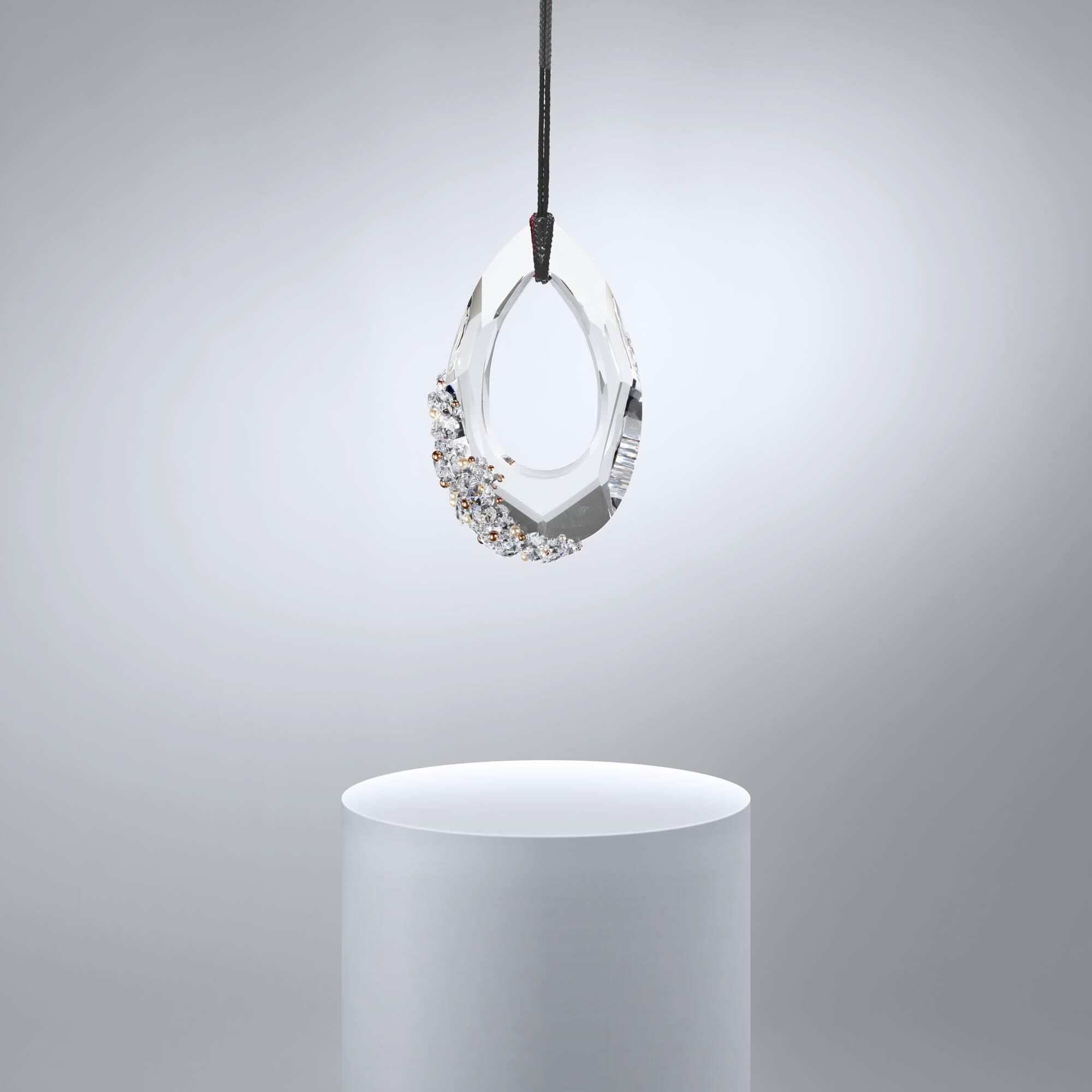 Trinity 9 Inch LED Mini Pendant by Schonbek Forever