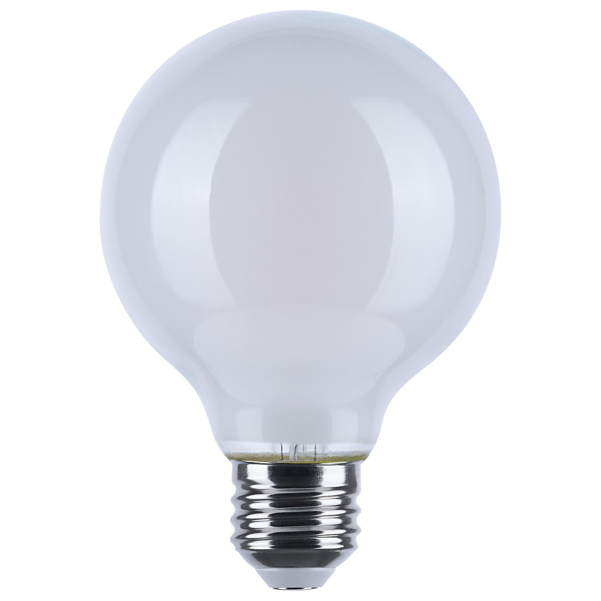 Dimmable 8 Watt 3000K G25 LED Light Bulb by Satco