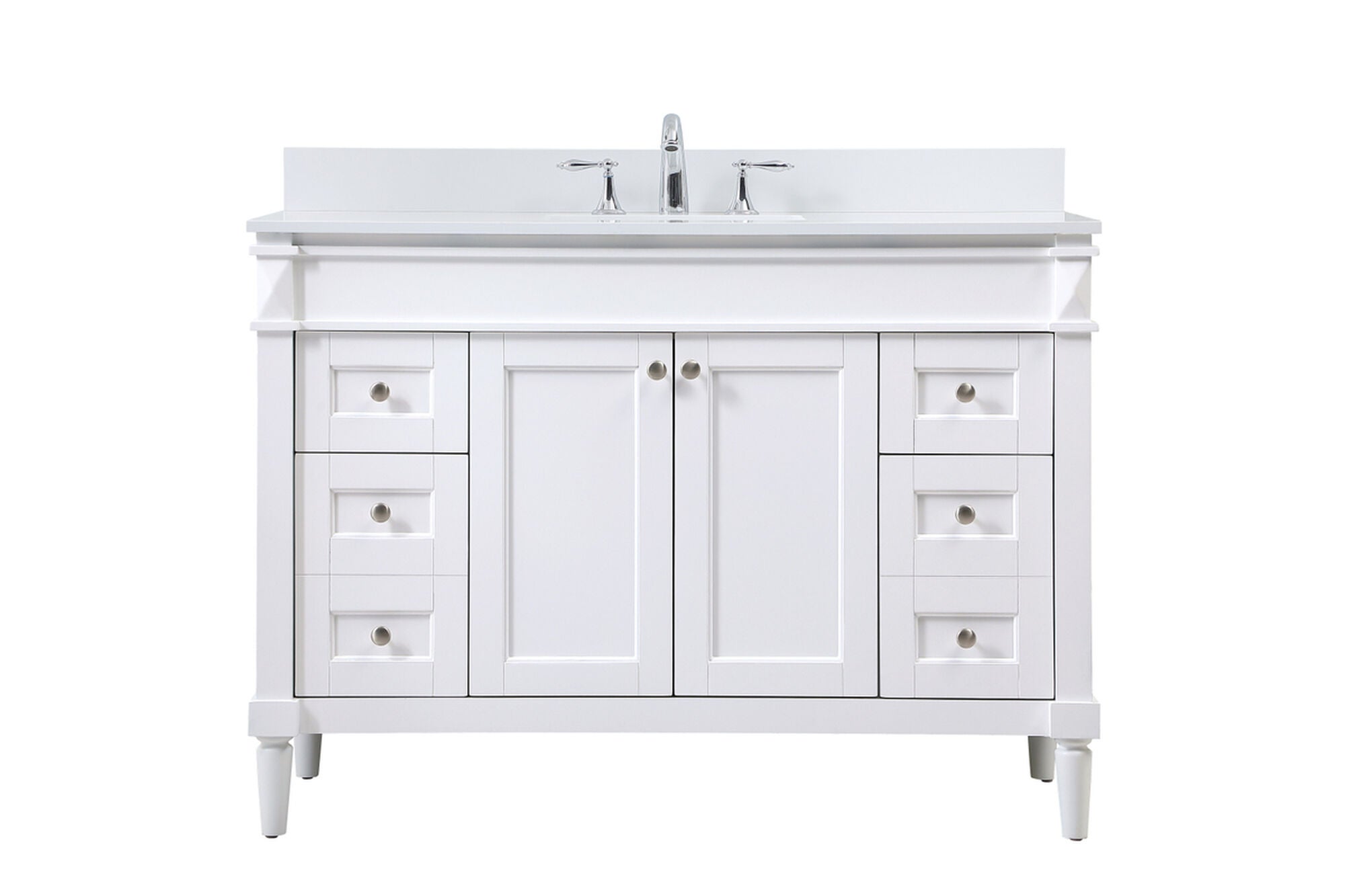Shown in White finish