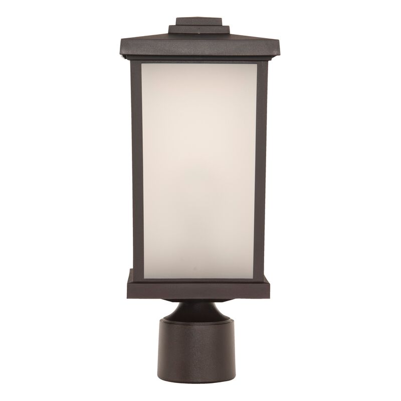 Composite 15 Inch Tall 1 Light Outdoor Post Lamp by Craftmade