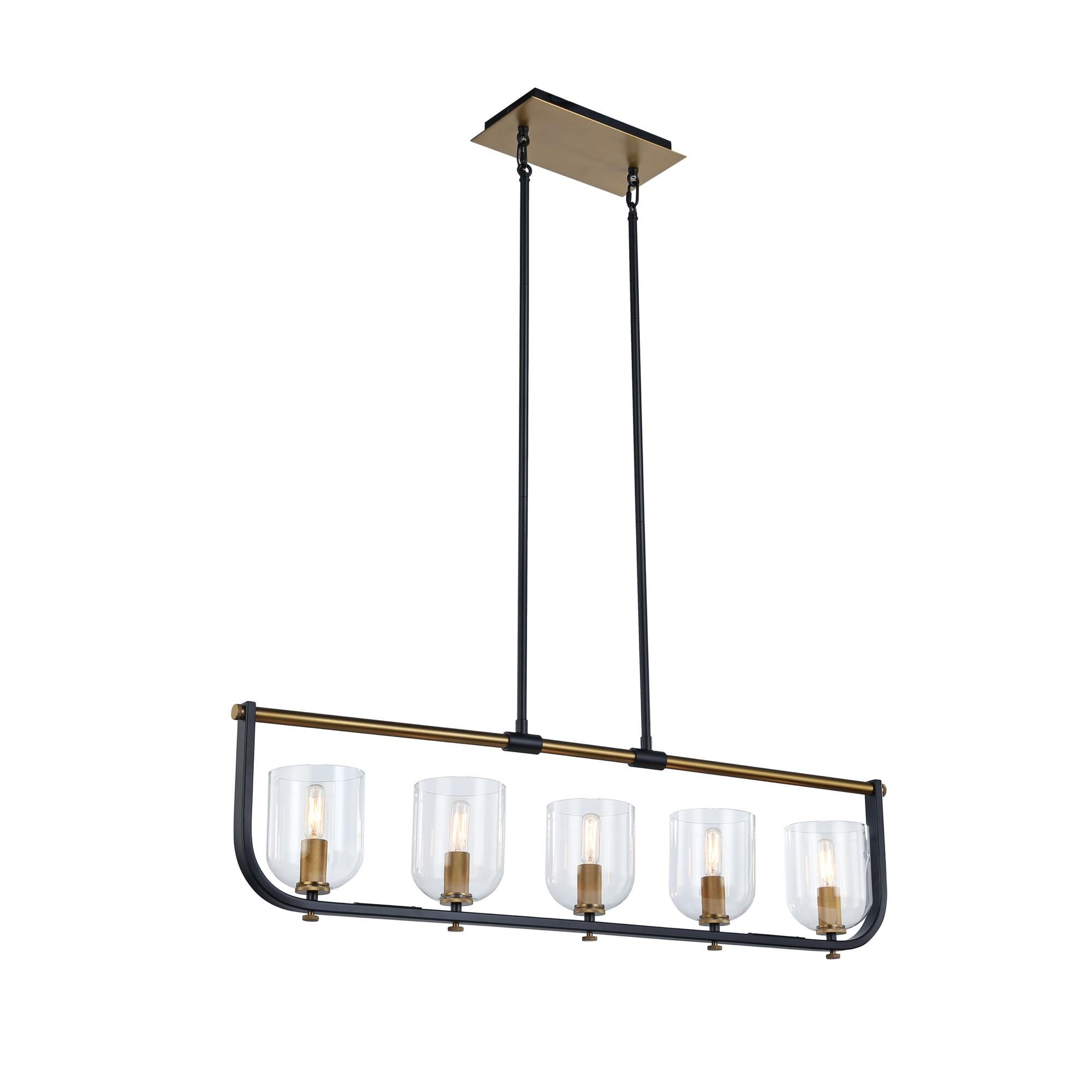 Kevin Kraemer Cheshire 40 Inch 5 Light Linear Suspension Light,