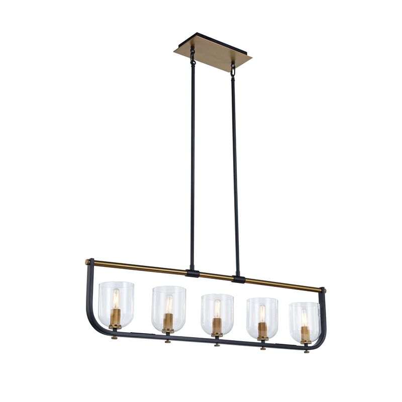 Kevin Kraemer Cheshire 40 Inch 5 Light Linear Suspension Light by Artcraft