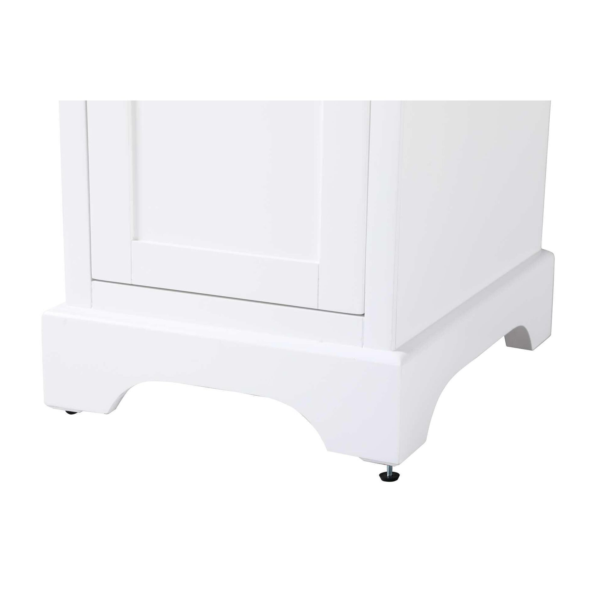 Shown in White finish
