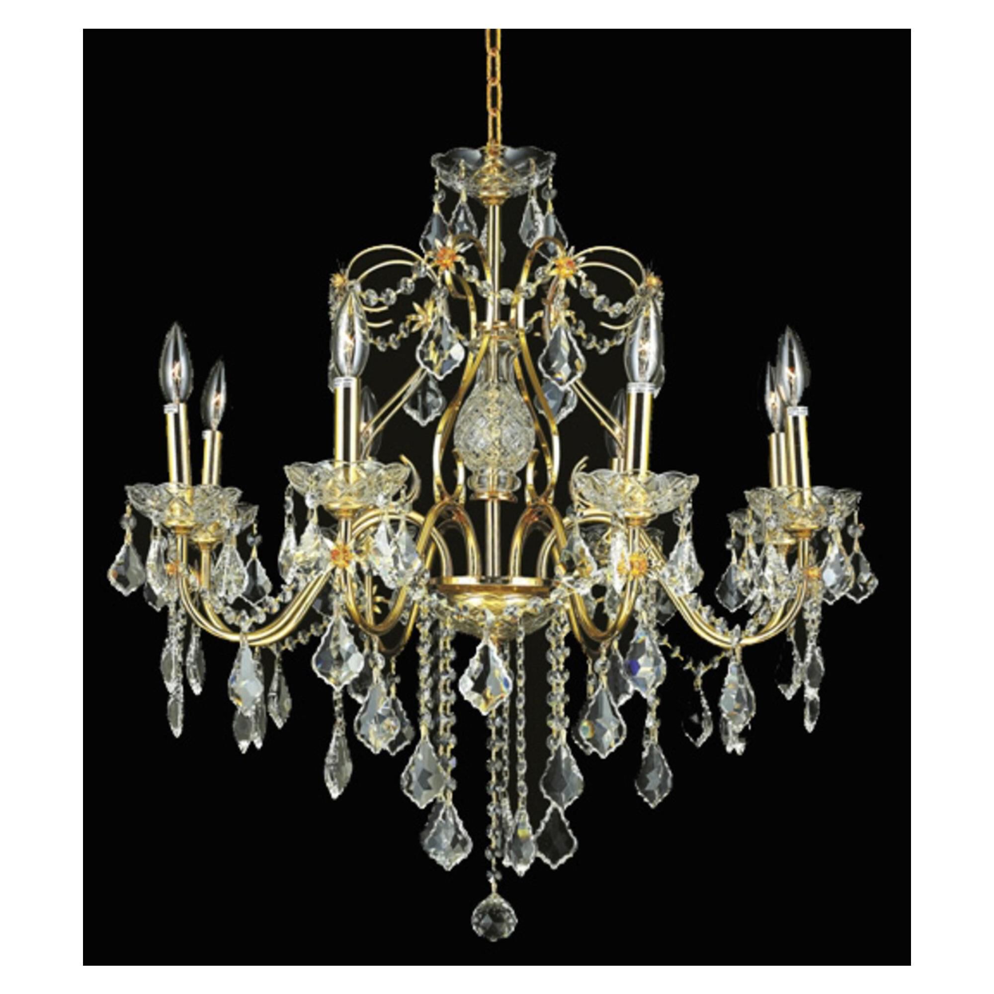 St. Francis 26 Inch 8 Light Chandelier by Elegant Lighting