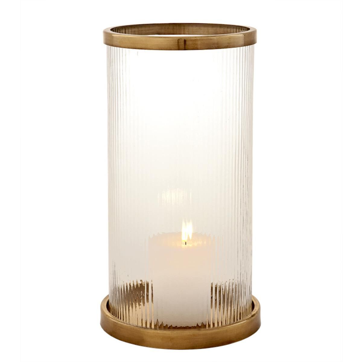 Shown in Antique Brass, Hand Blown Glass finish