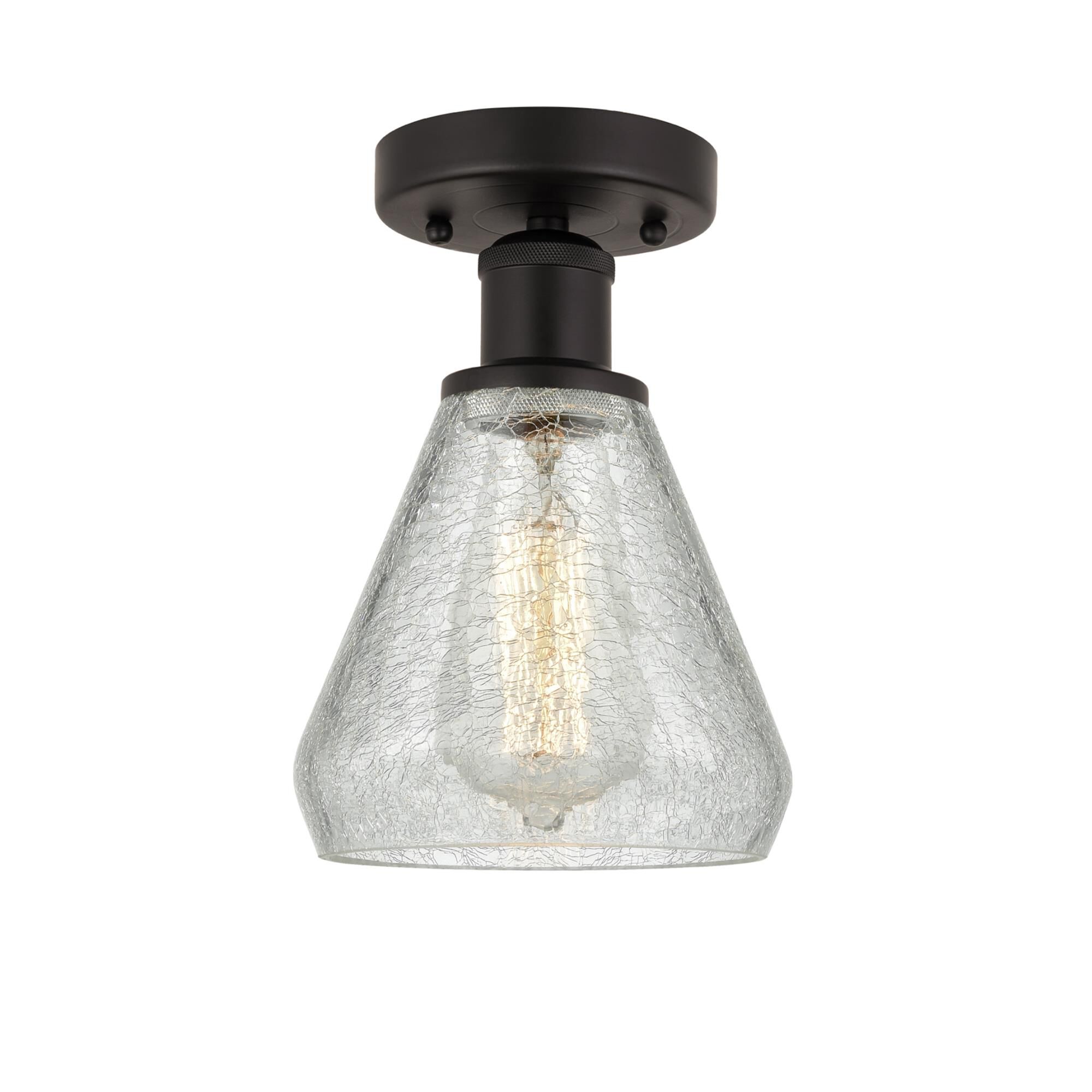 Bruno Marashlian Conesus 6 Inch 1 Light Semi Flush Mount by Innovations Lighting