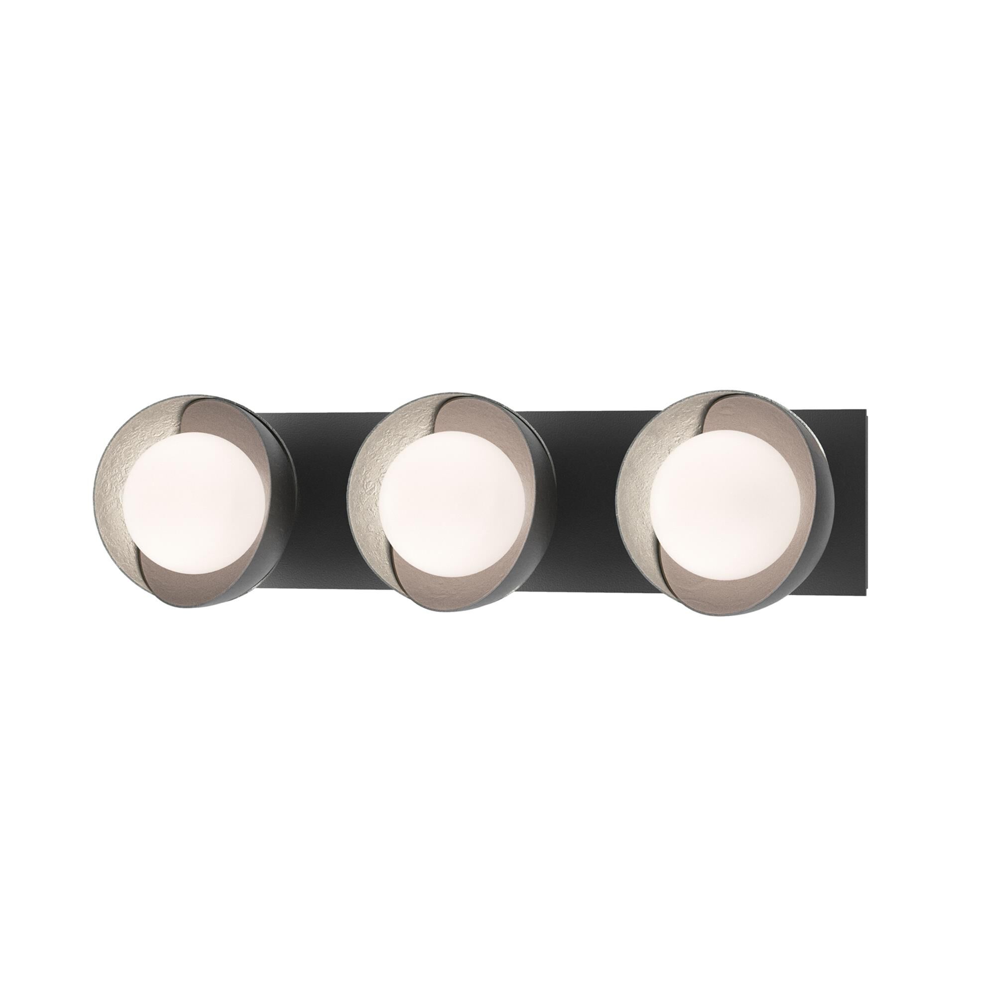 Shown in Black finish and Opal glass and Vintage Platinum (82) accent