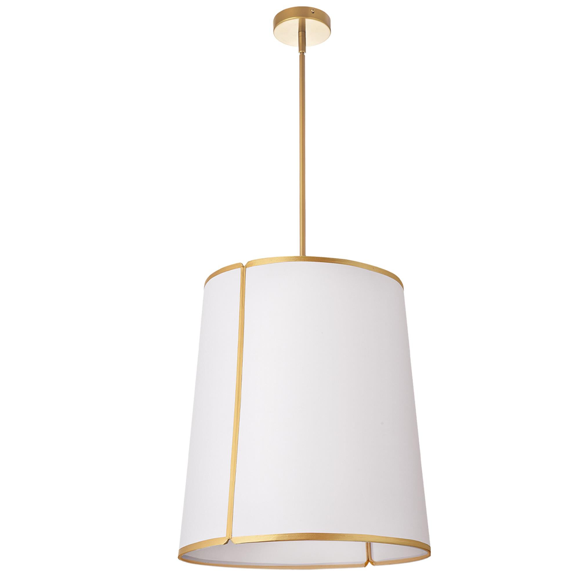 Notched Drum 18 Inch LED Large Pendant by Dainolite