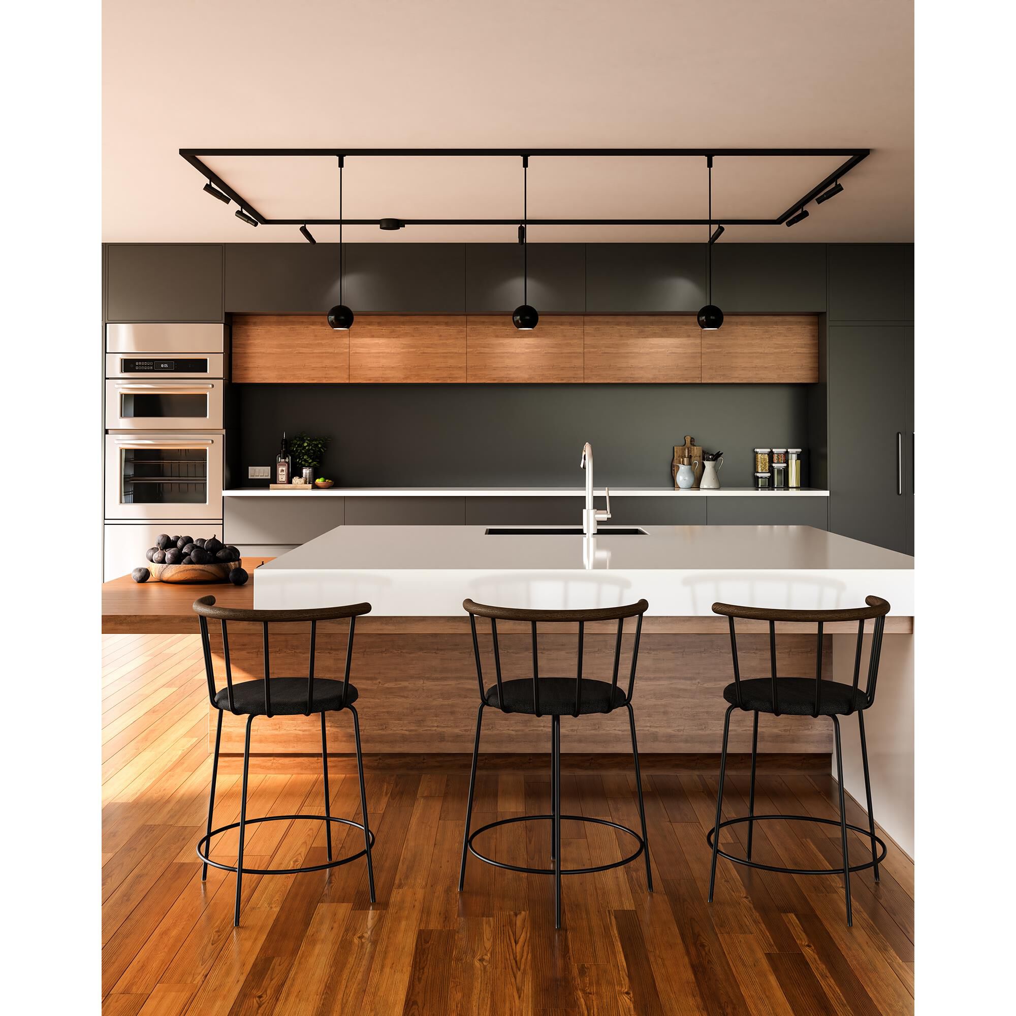 Shown in Black finish