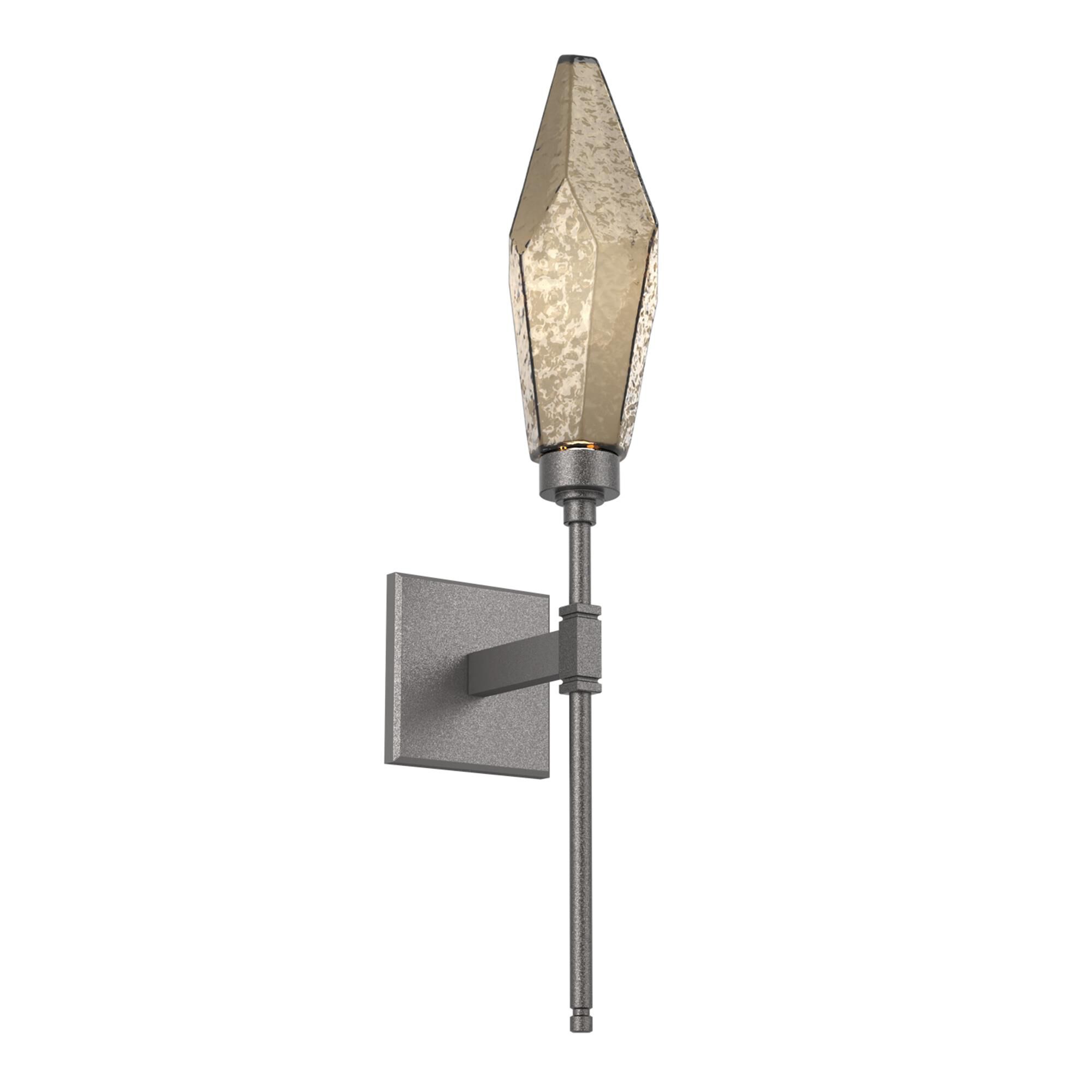 Rock Crystal Wall Sconce by Hammerton Studio