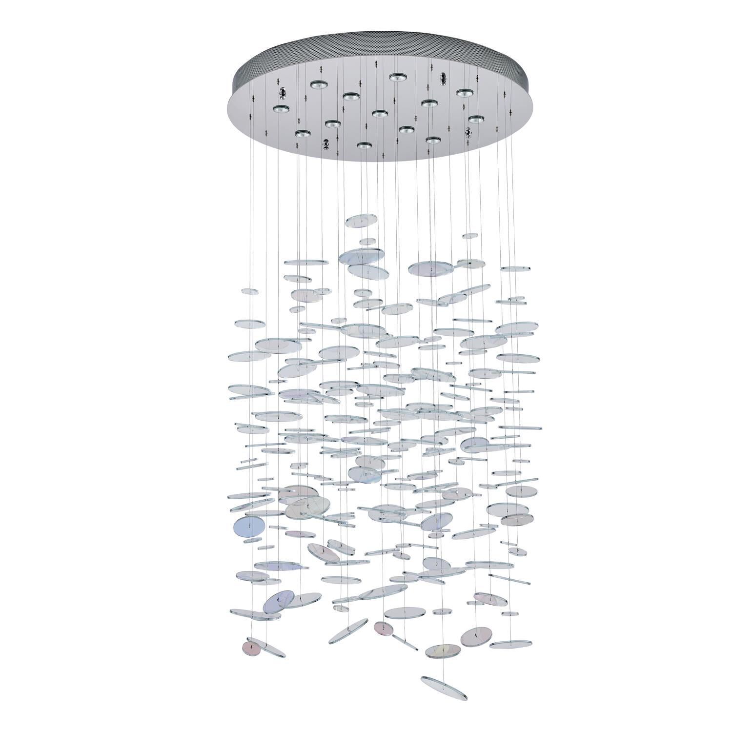 Spettro 36 Inch Multi Light Pendant by Kalco Lighting