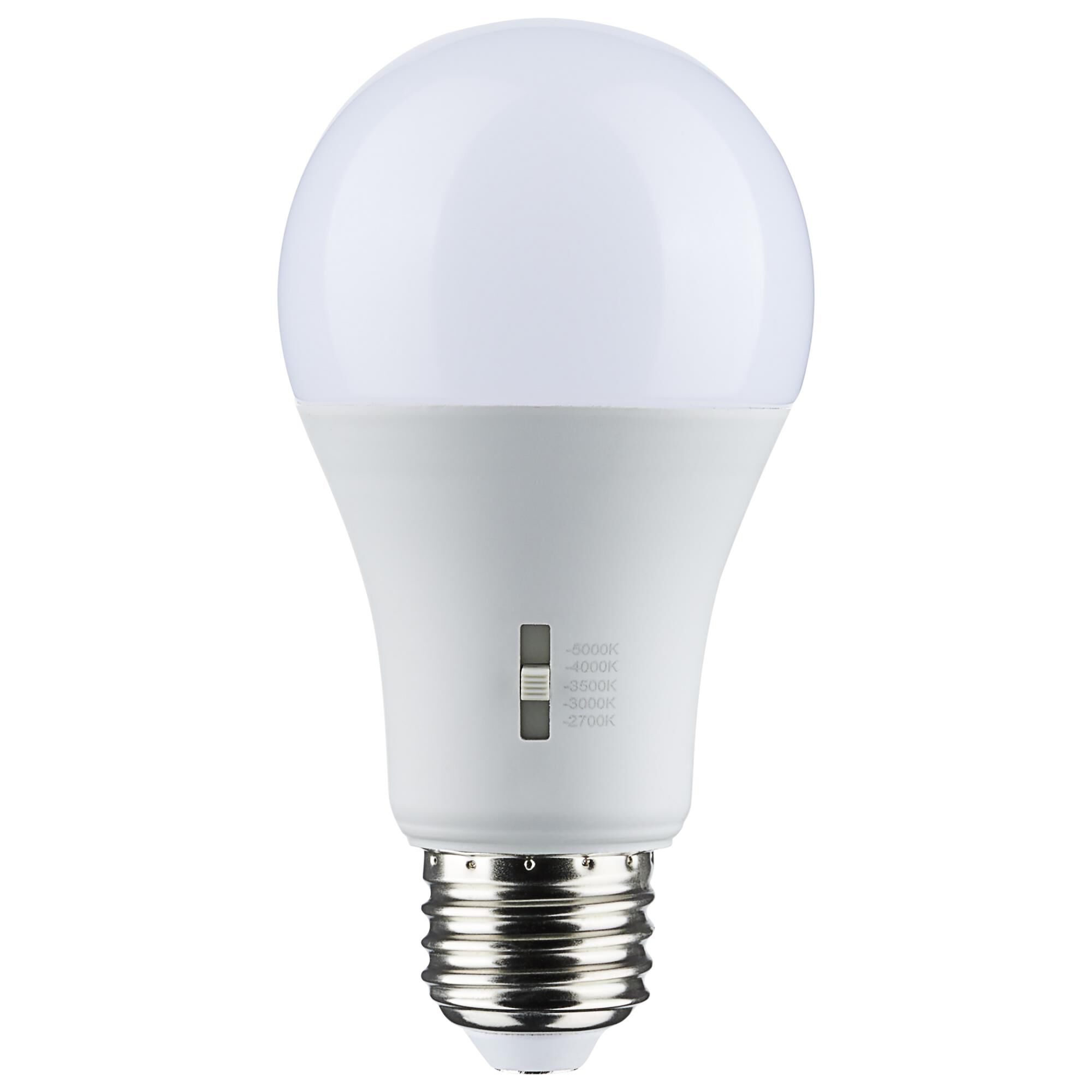 Dimmable 5 Watt 2700/3000/3500/4000/5000K A19 LED Light Bulb,