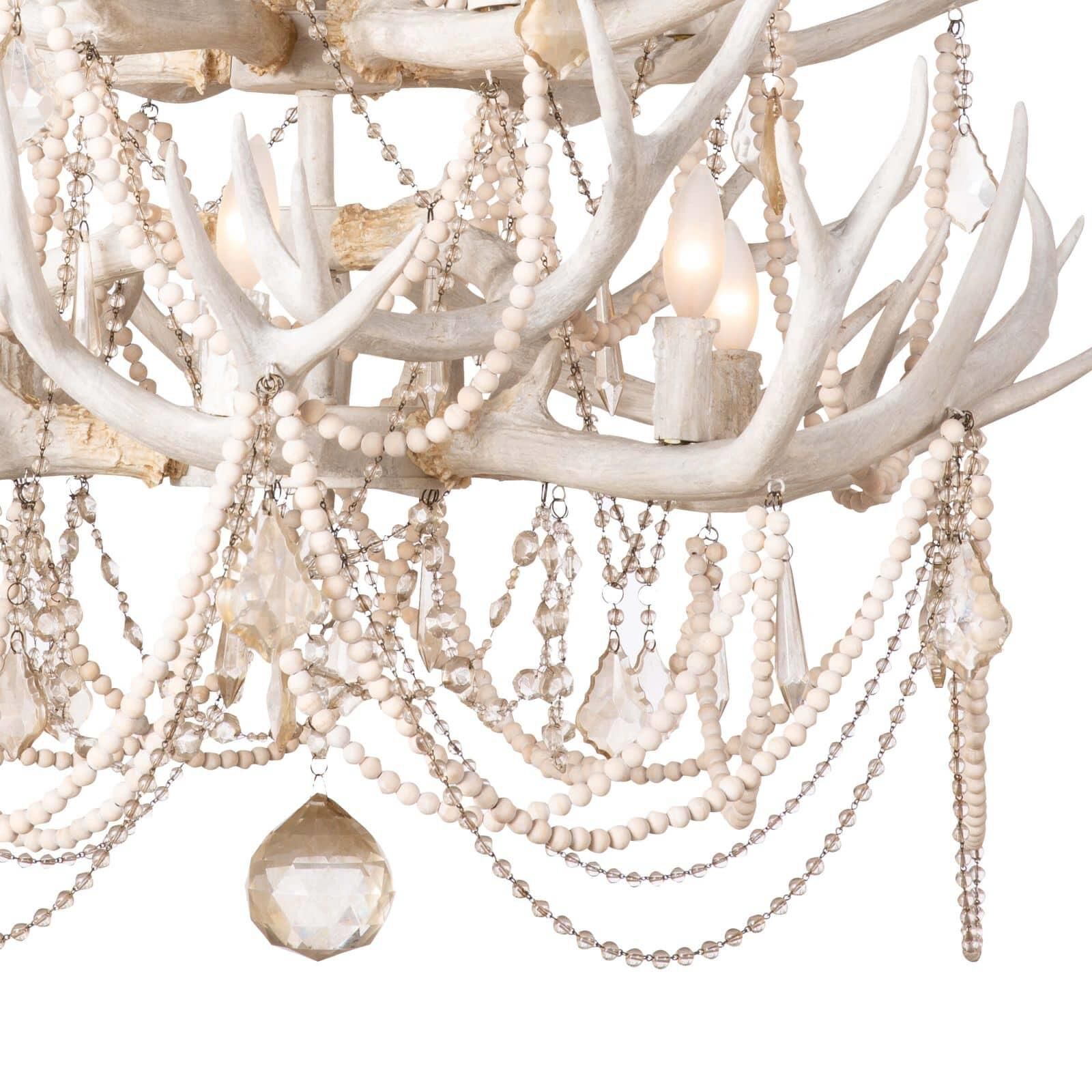 Cheyanne Antler 33 Inch Chandelier by Regina Andrew