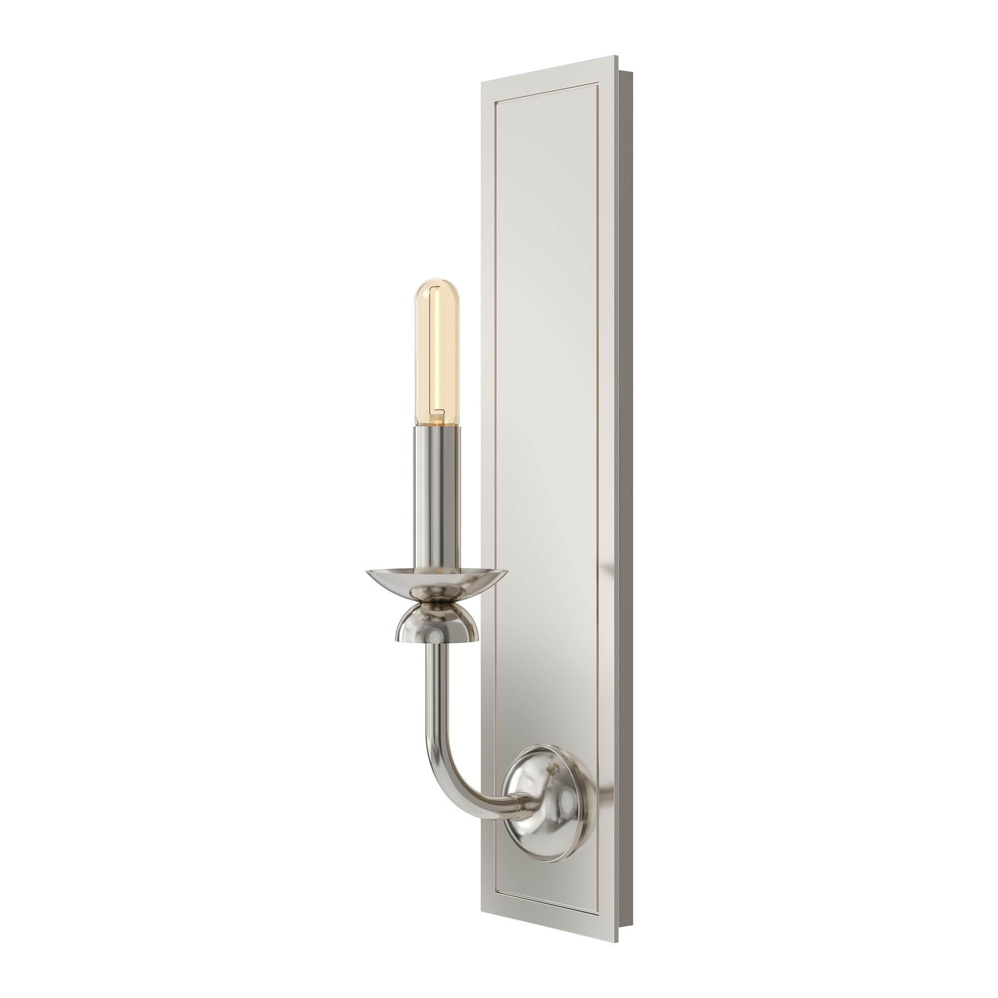 Shown in Silver finish and White shade