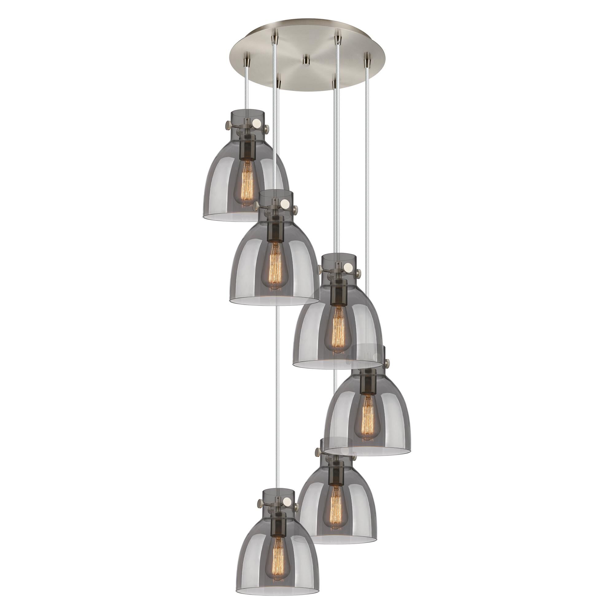 Bruno Marashlian Newton Bell 18 Inch 6 Light Multi Light Pendant by Innovations Lighting