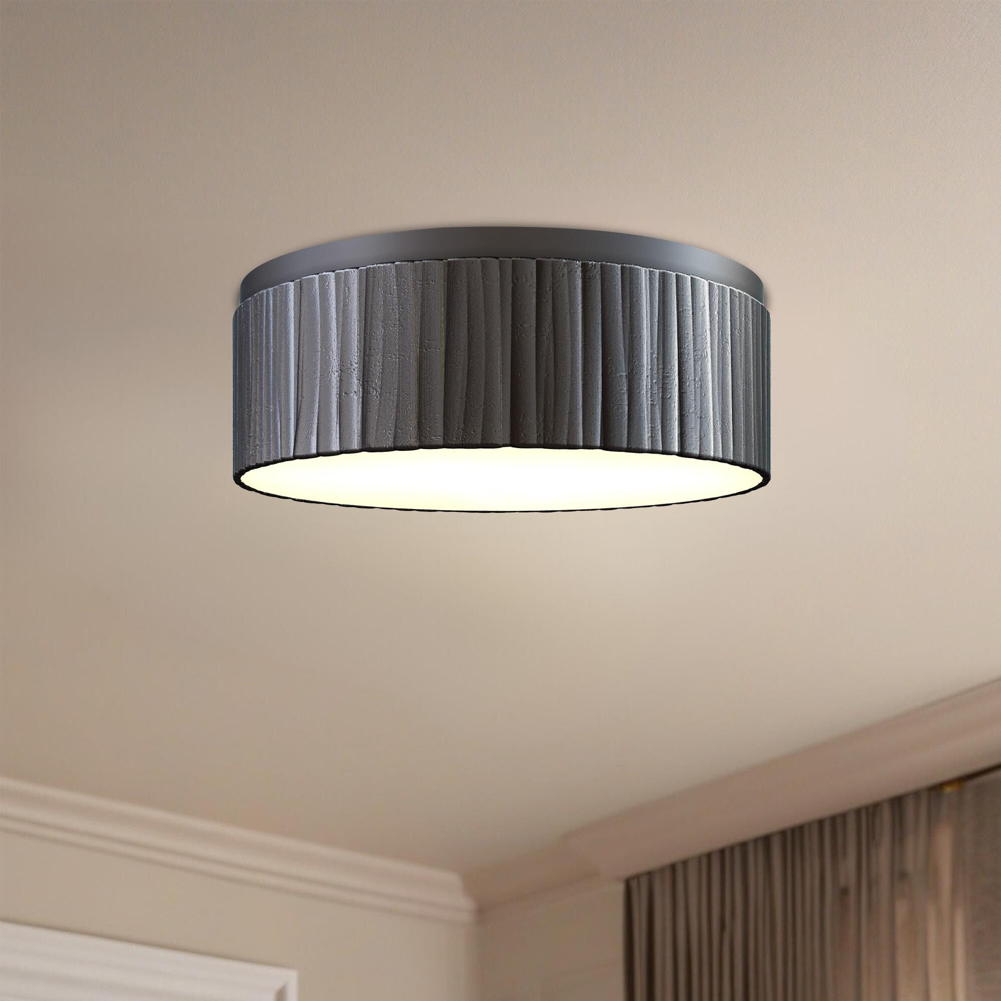 Alan Pepin Kensington 1 Light LED Flush Mount by Alora Lighting