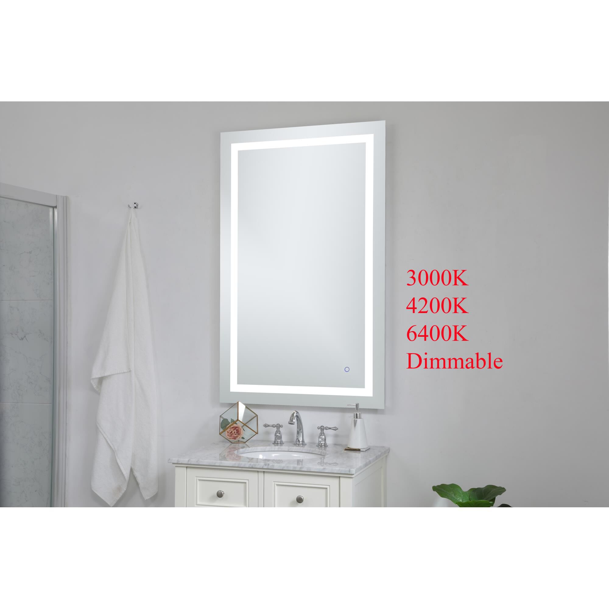 Helios LED Lighted Mirrors by Elegant Decor
