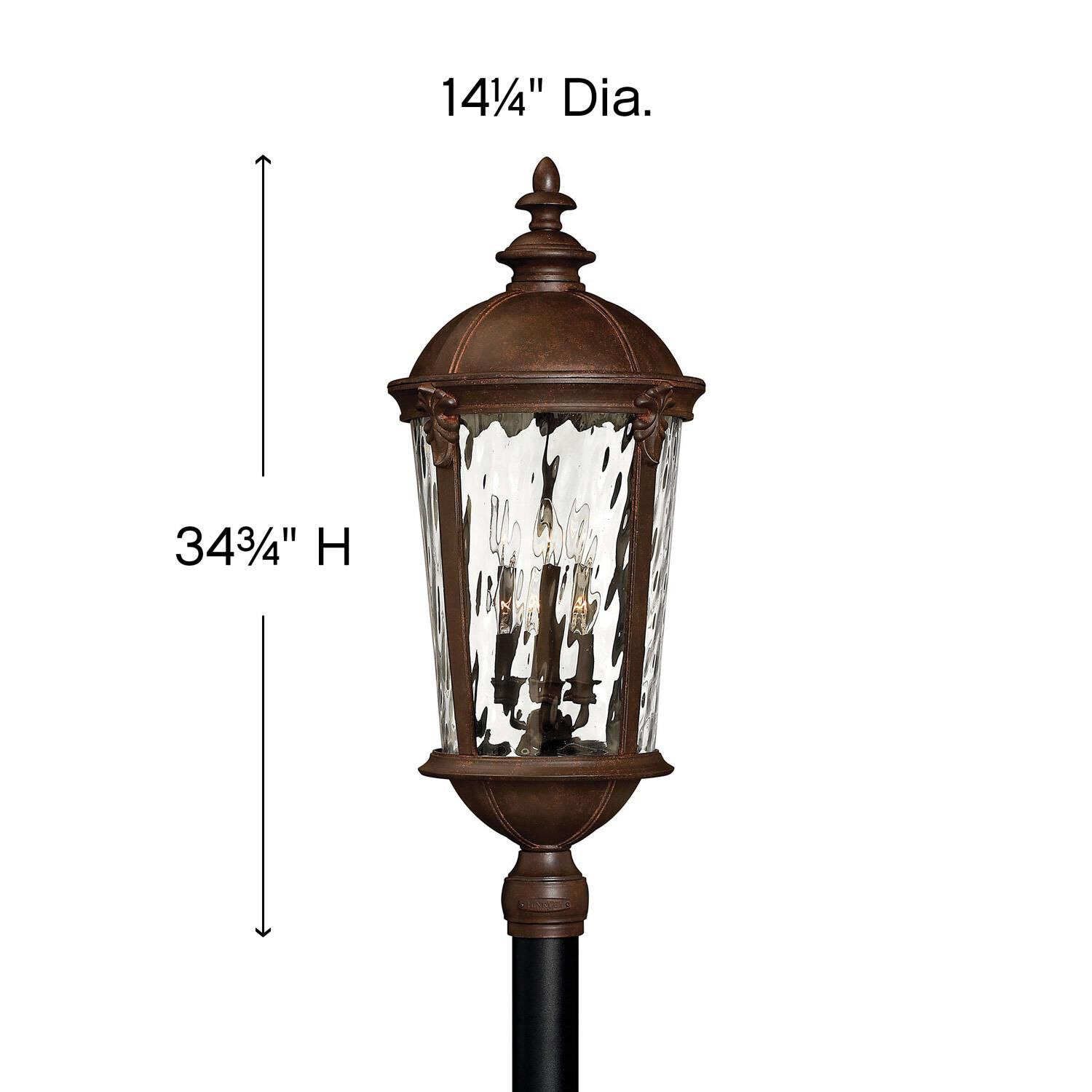 Windsor 34 Inch Tall 6 Light Outdoor Post Lamp by Hinkley Lighting