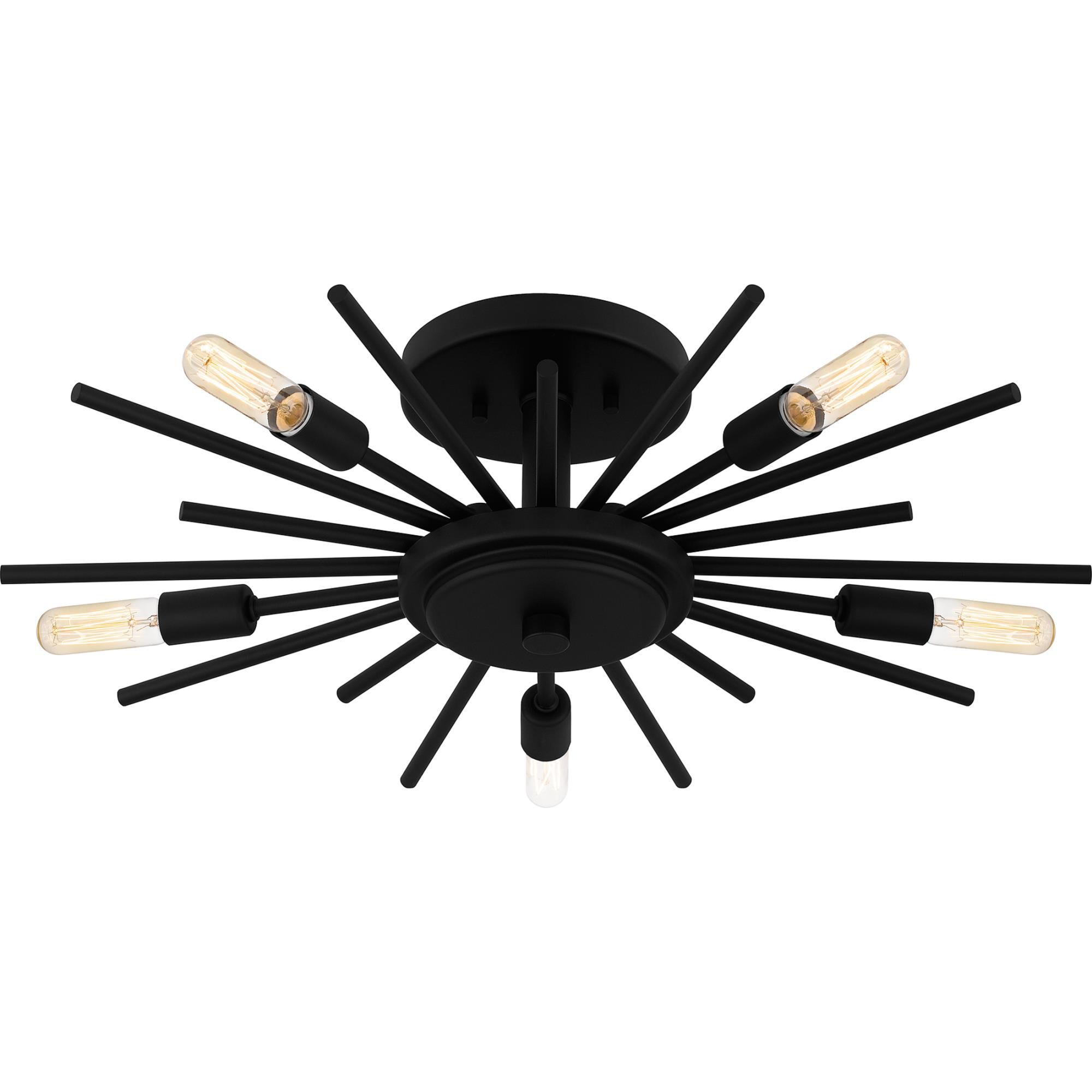 Mesquite 22 Inch 5 Light Semi Flush Mount by Quoizel