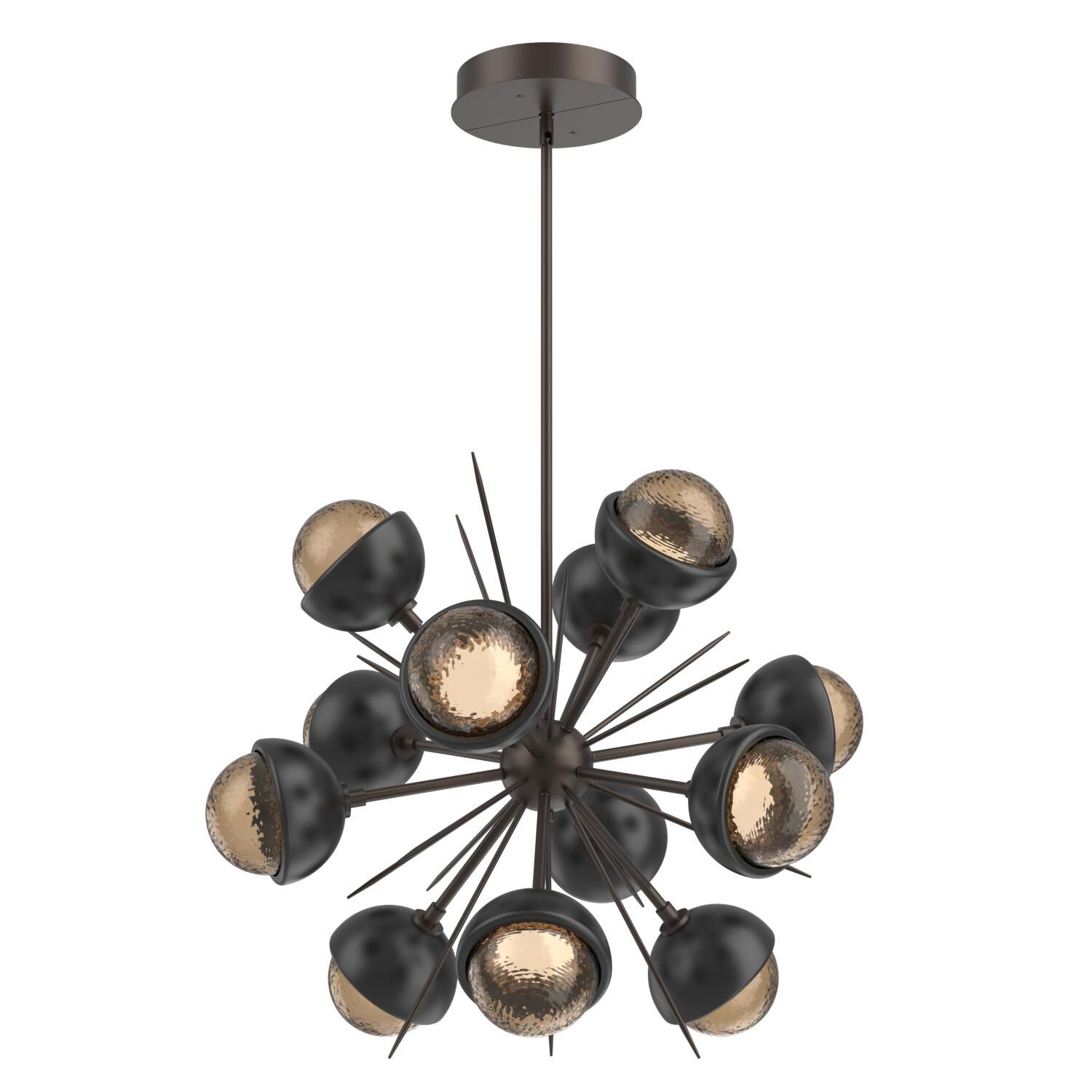 Shown in Flat Bronze finish and Bronze glass and Matte Black accent