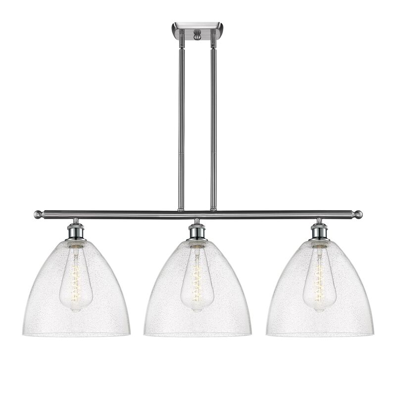 Bruno Marashlian Ballston Dome 38 Inch 3 Light Linear Suspension Light by Innovations Lighting