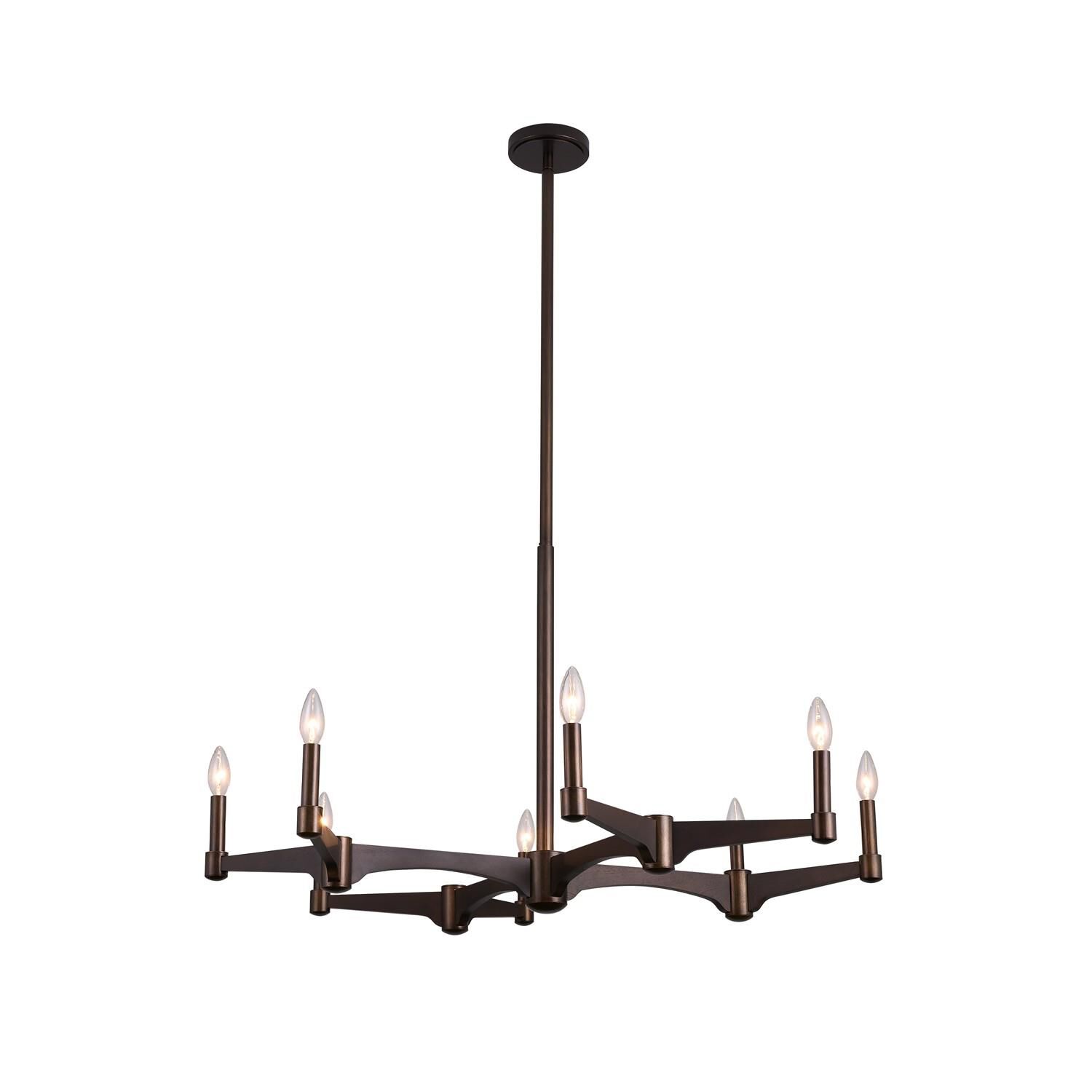 Tono 8 Light Chandelier by Kalco Lighting