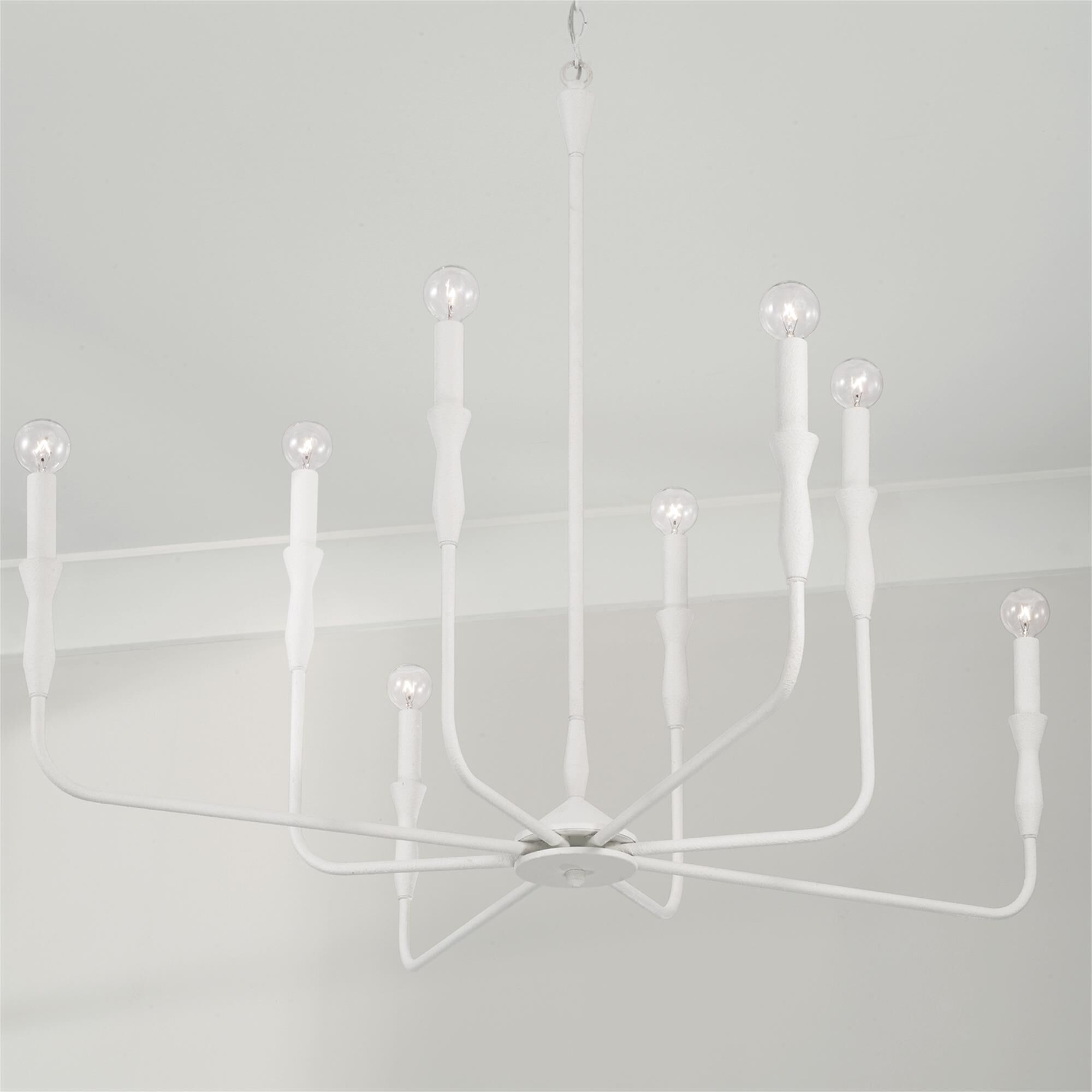 Shown in Textured White finish