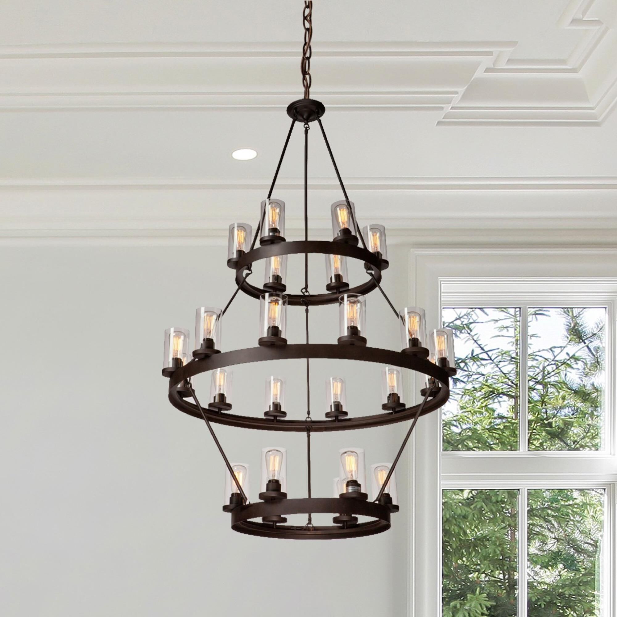 Menlo Park 41 Inch 24 Light Chandelier,