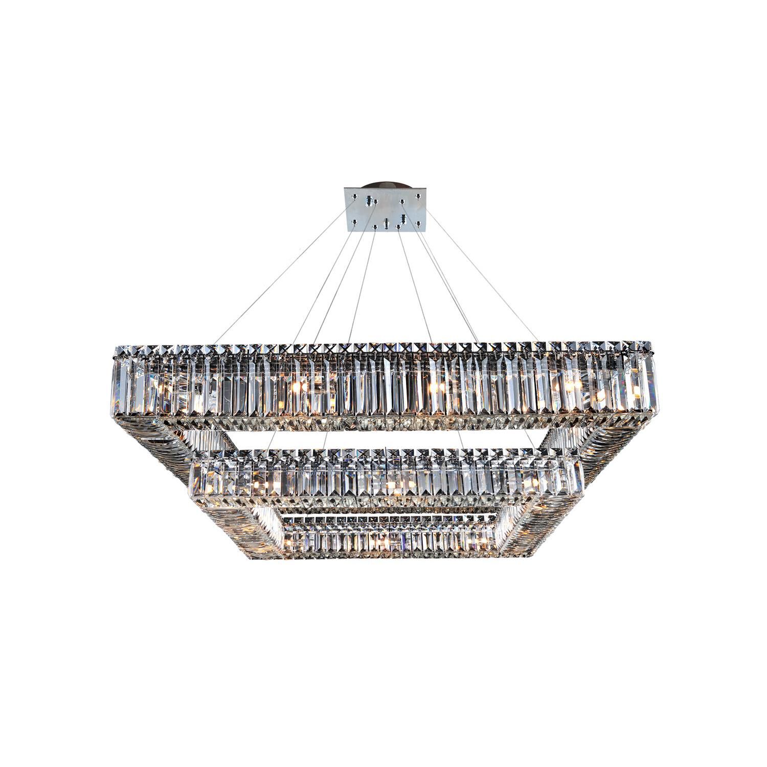 Quadro 35 Inch Large Pendant by Allegri