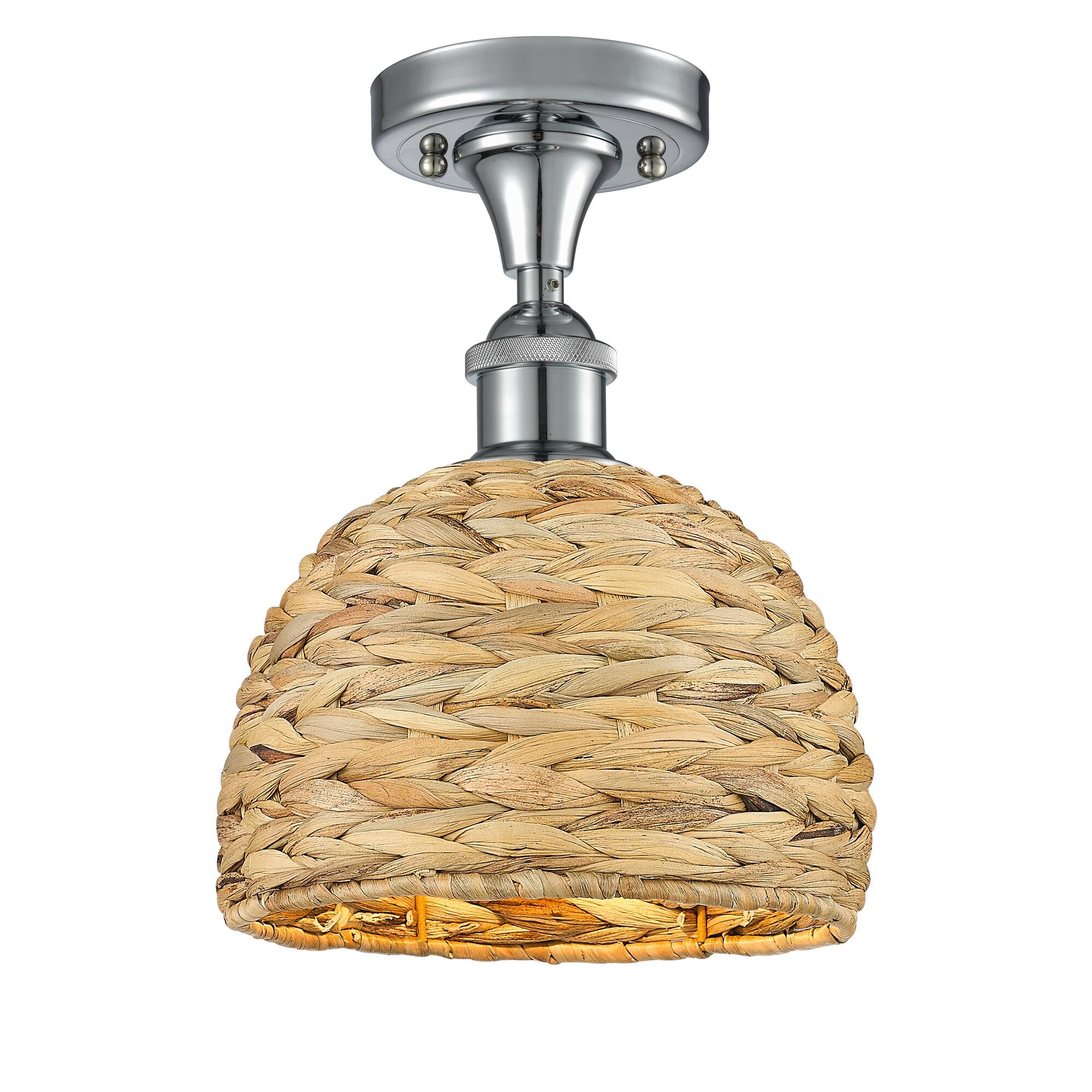 Shown in Polished Chrome finish and Natural shade