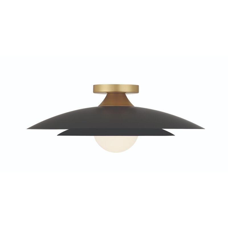 Welsh 18 Inch 1 Light LED Semi Flush Mount by Eurofase Lighting