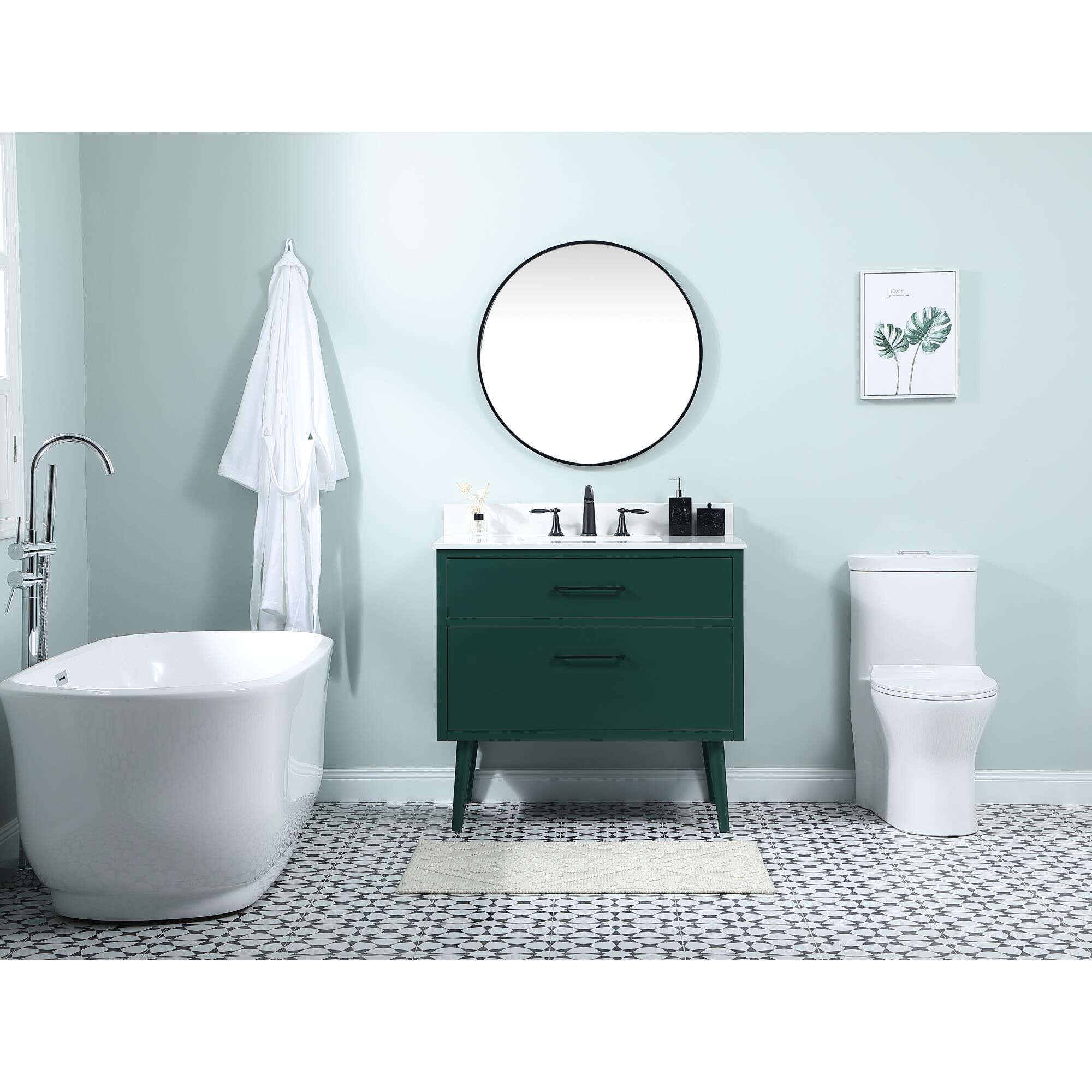 Shown in Green finish