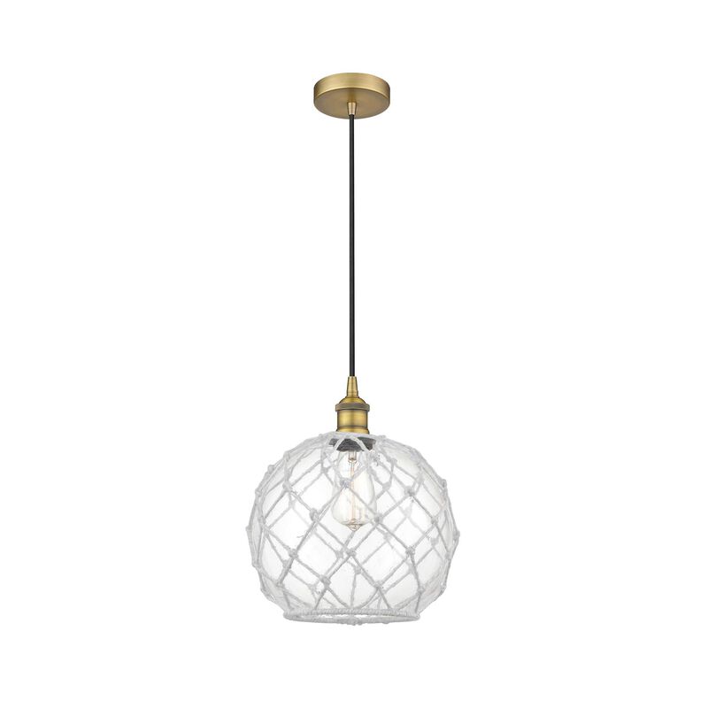 Innovations Lighting Bruno Marashlian Farmhouse Rope 10 Inch Mini Pendant
