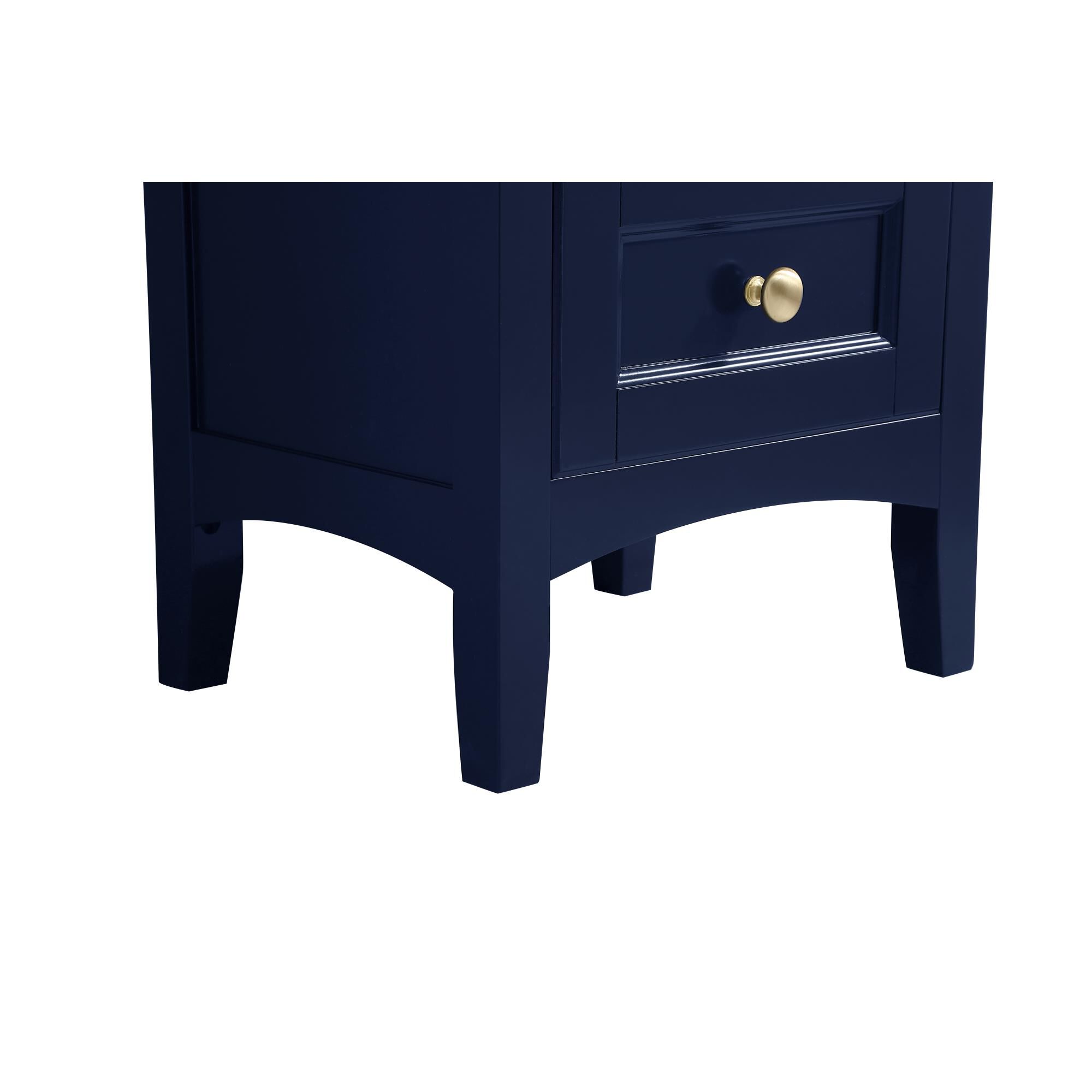 Shown in Blue And Gold With White finish