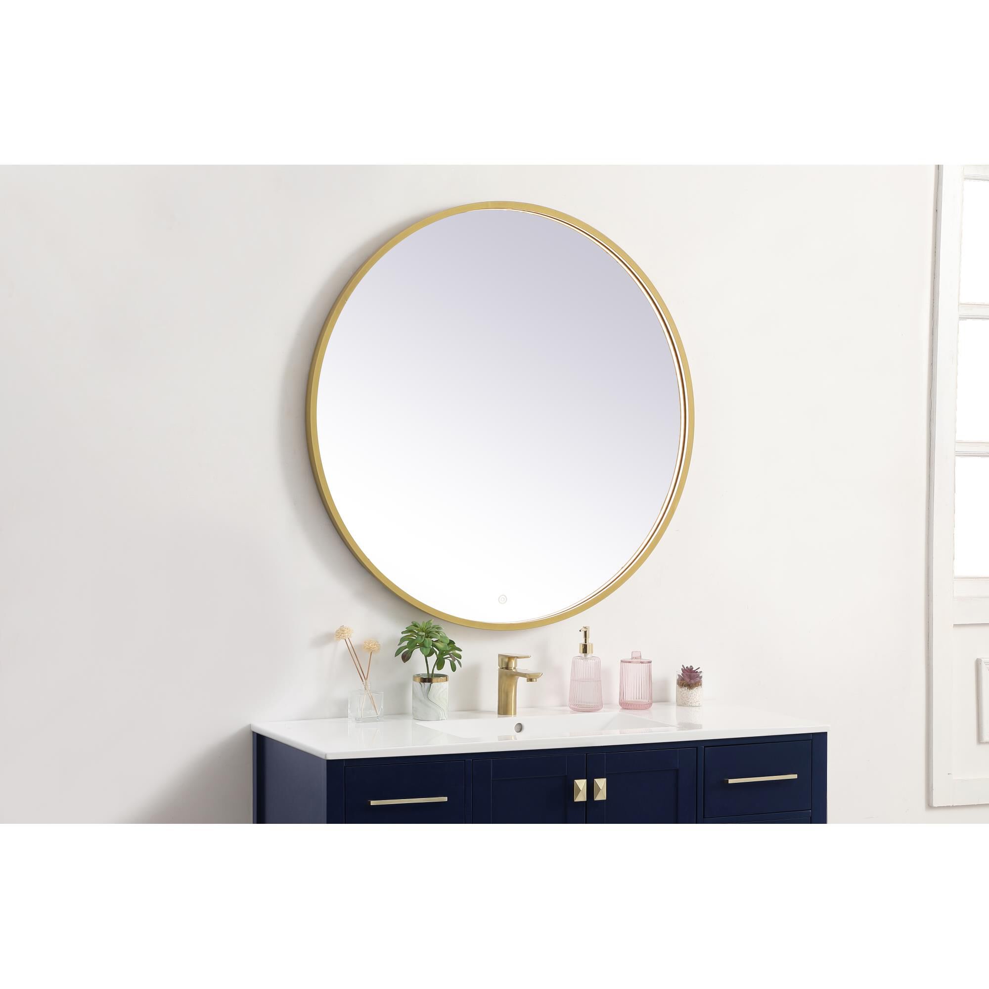 Pier LED Lighted Mirror by Elegant Decor