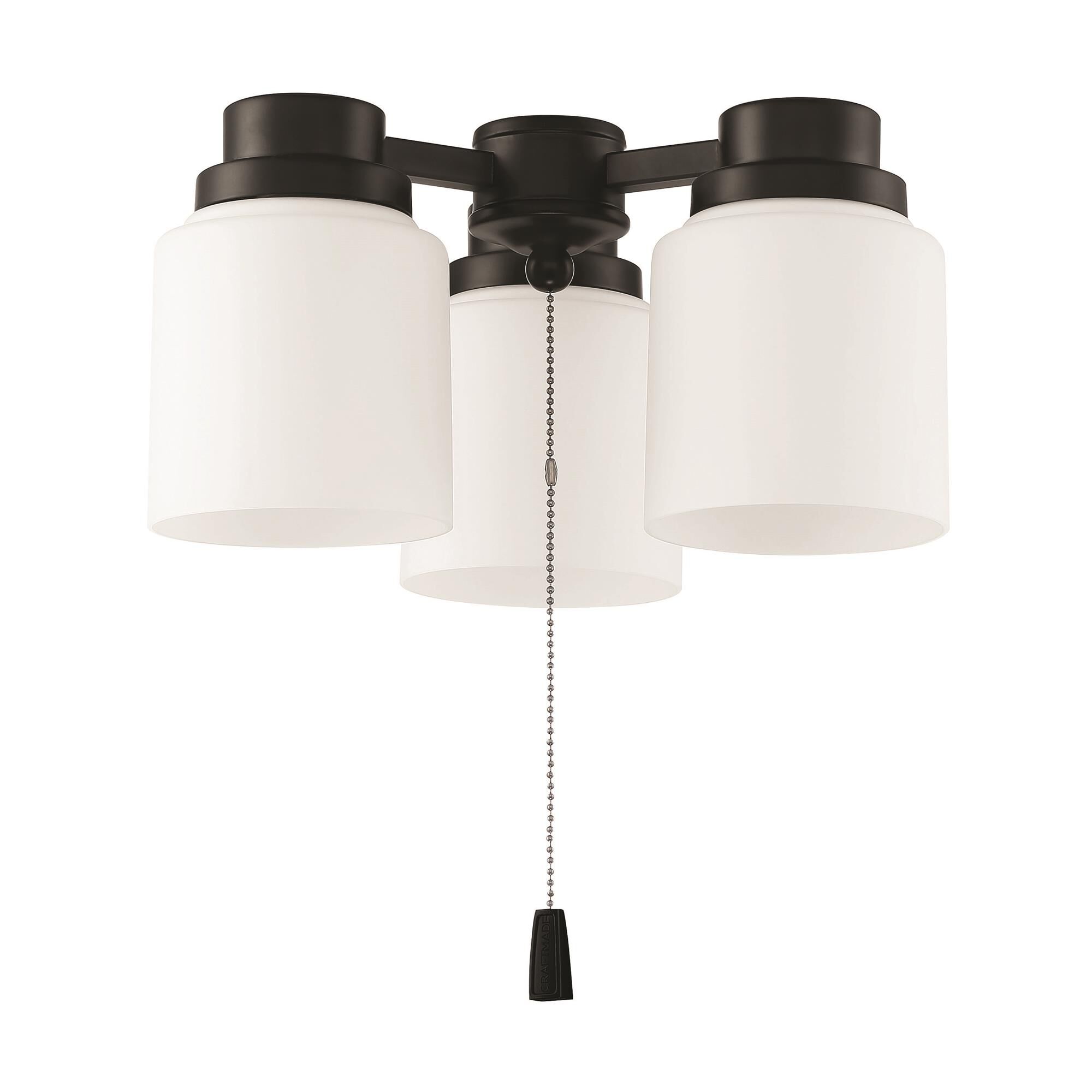Shown in Flat Black finish and White glass and Yes shade