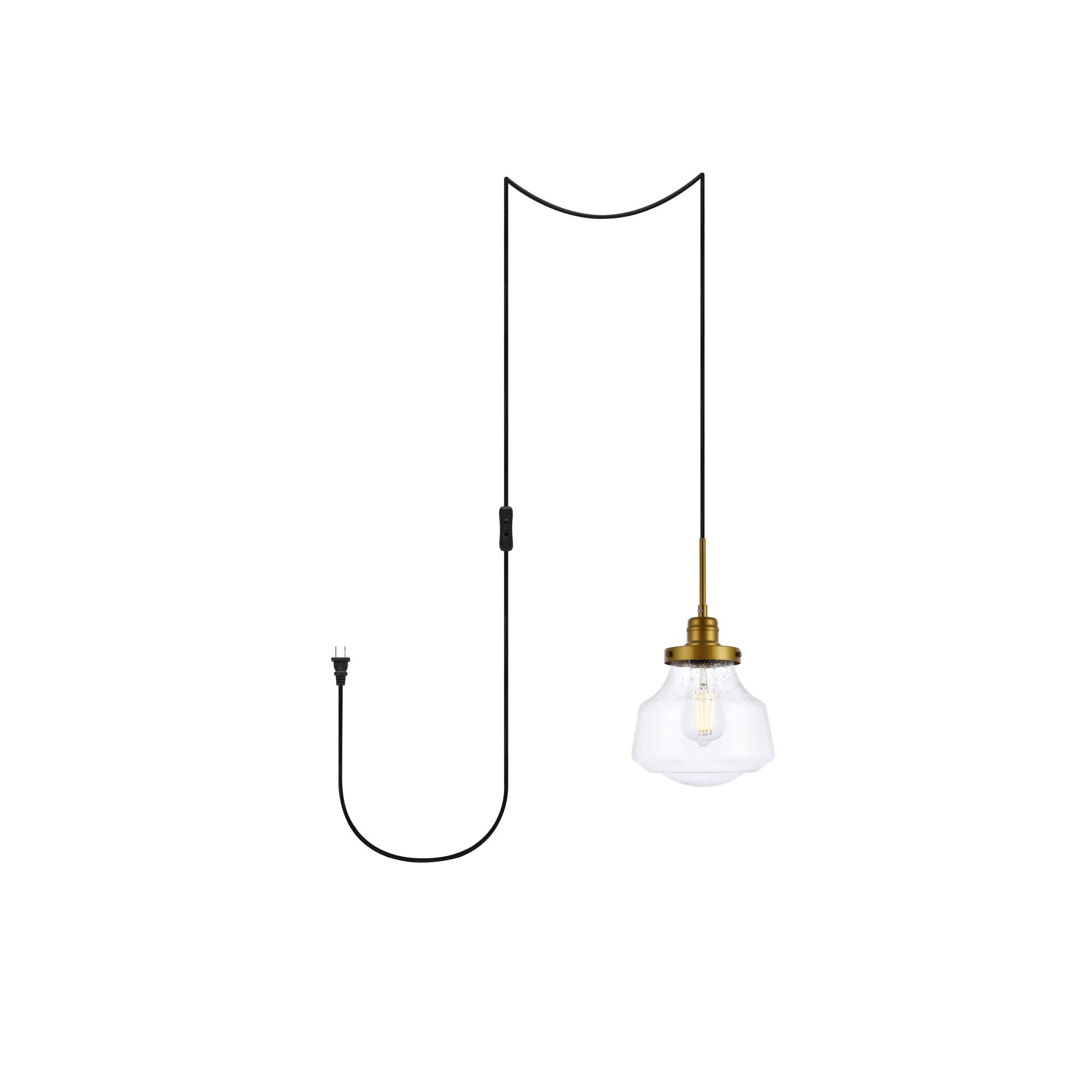 Elegant Lighting Lye 8 Inch Mini Pendant