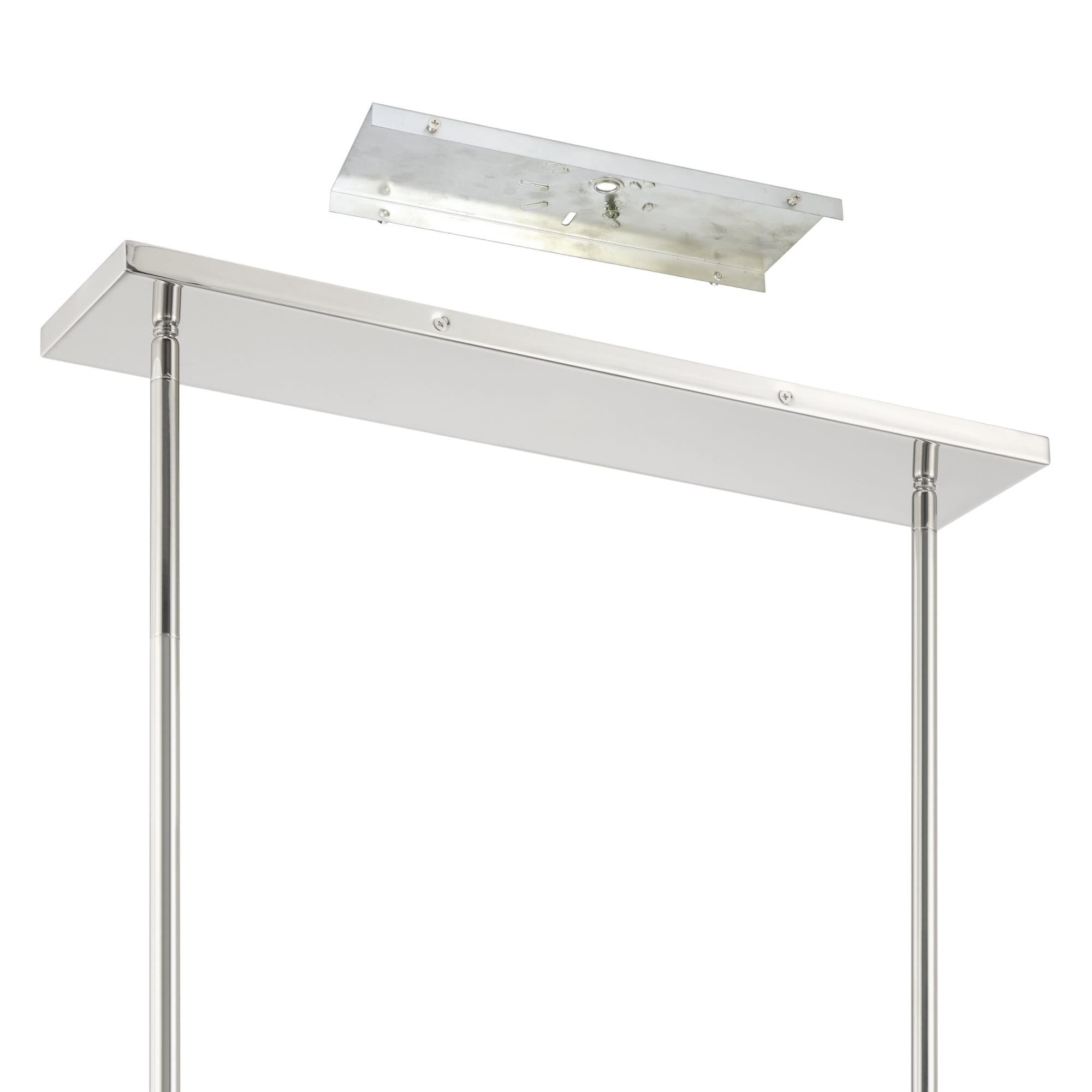 Shown in Polished Nickel finish and Opal glass