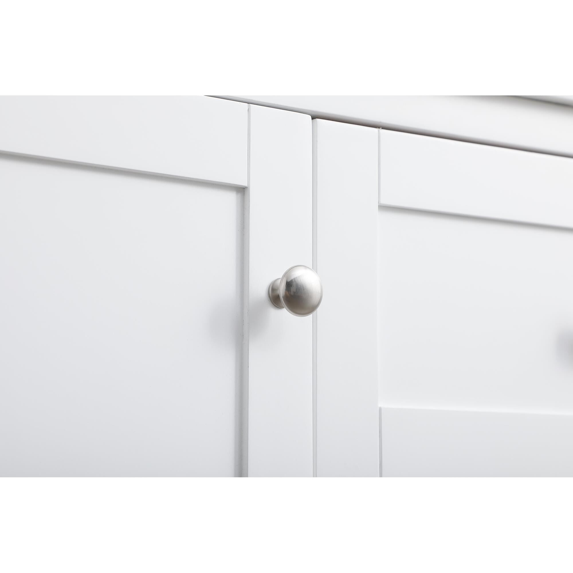 Shown in White finish